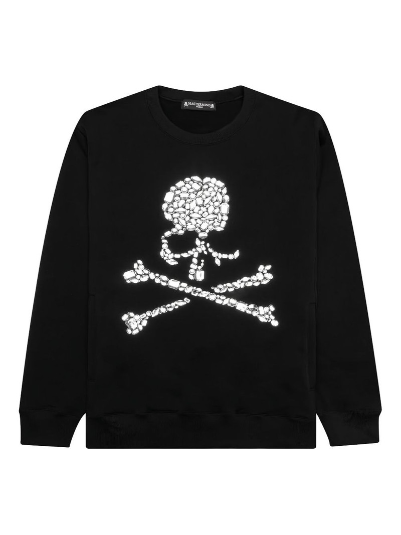 skull crystal-embellished sweatshirt 1