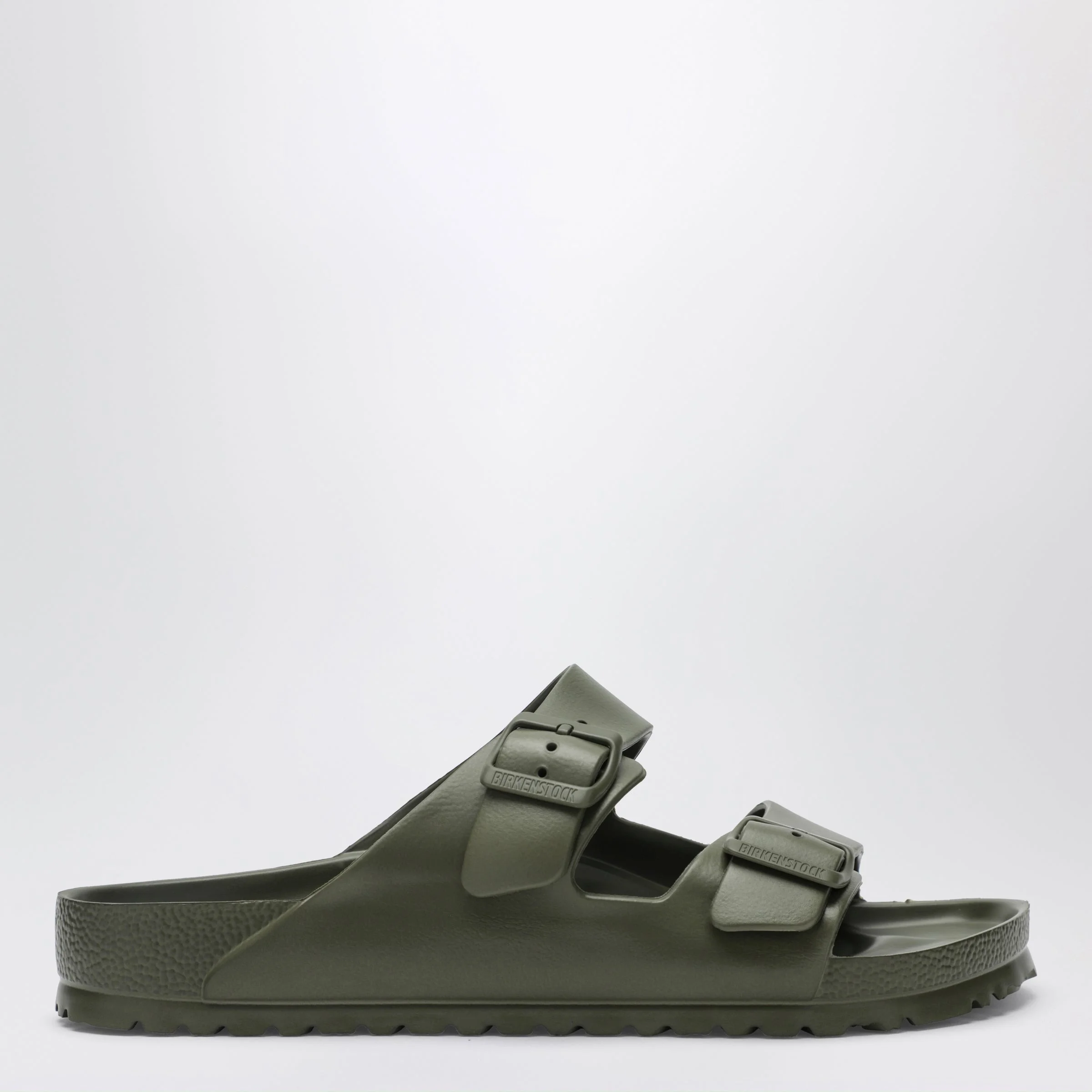 Khaki green Arizona EVA slides by Birkenstock - 1