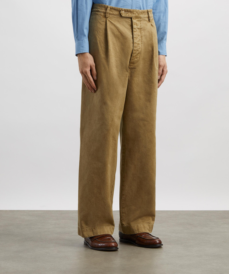 AURALEE Finx Chino One-Tuck Trousers outlook