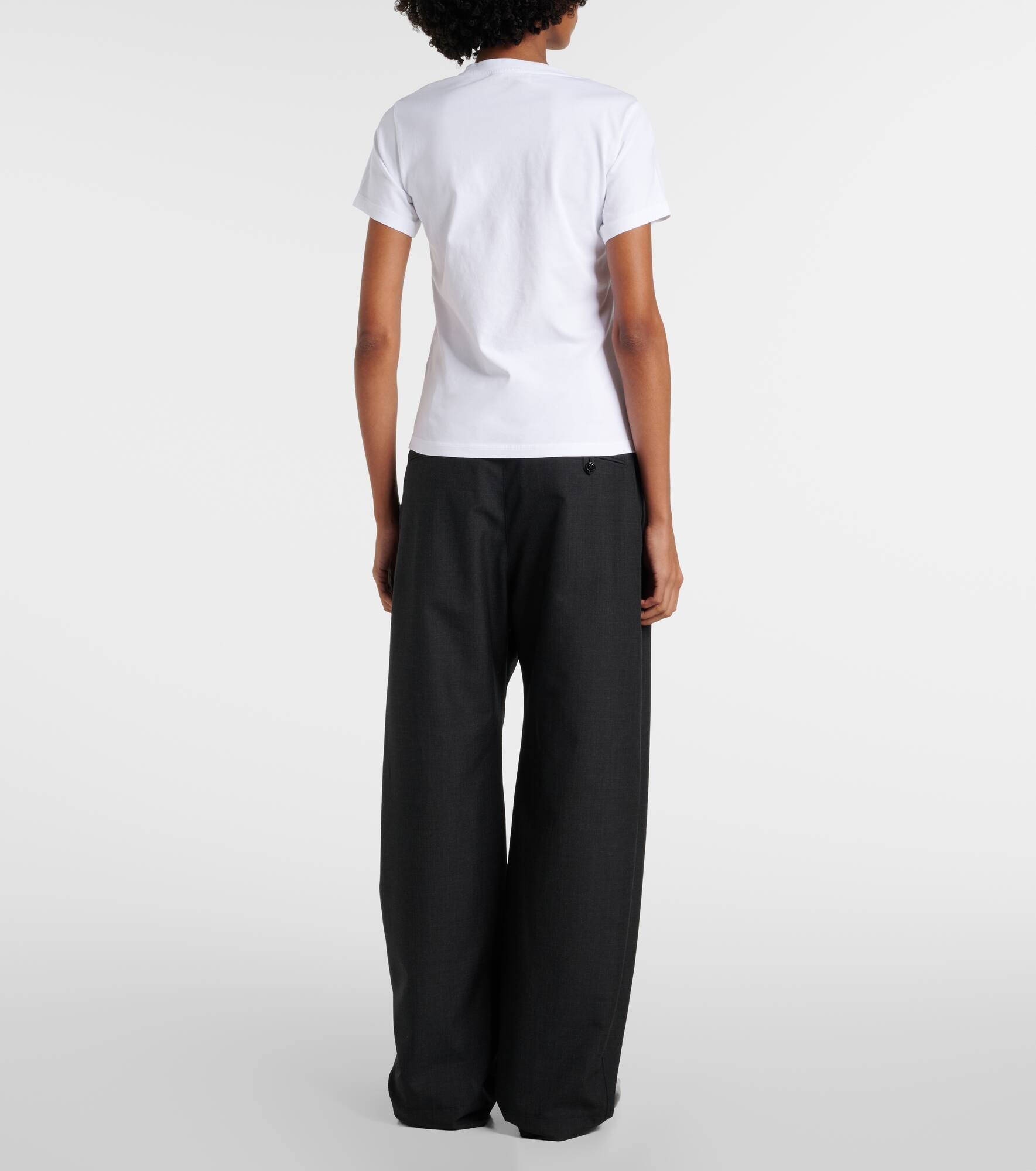 Logo cotton jersey T-shirt - 3