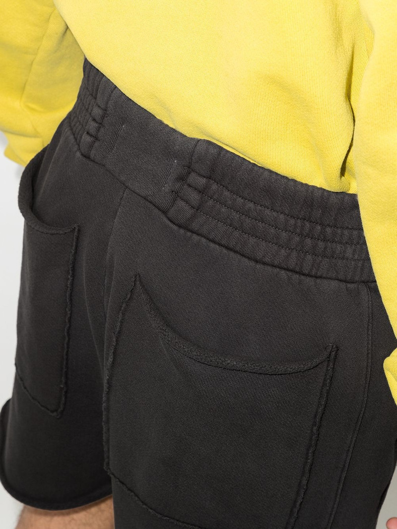 raw hem drawstring shorts 4