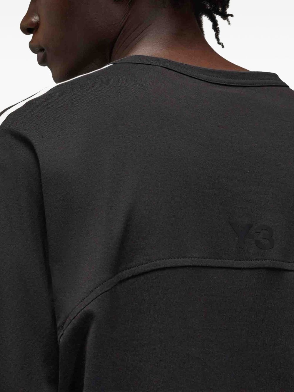 x Y-3 striped cotton t-shirt - 4