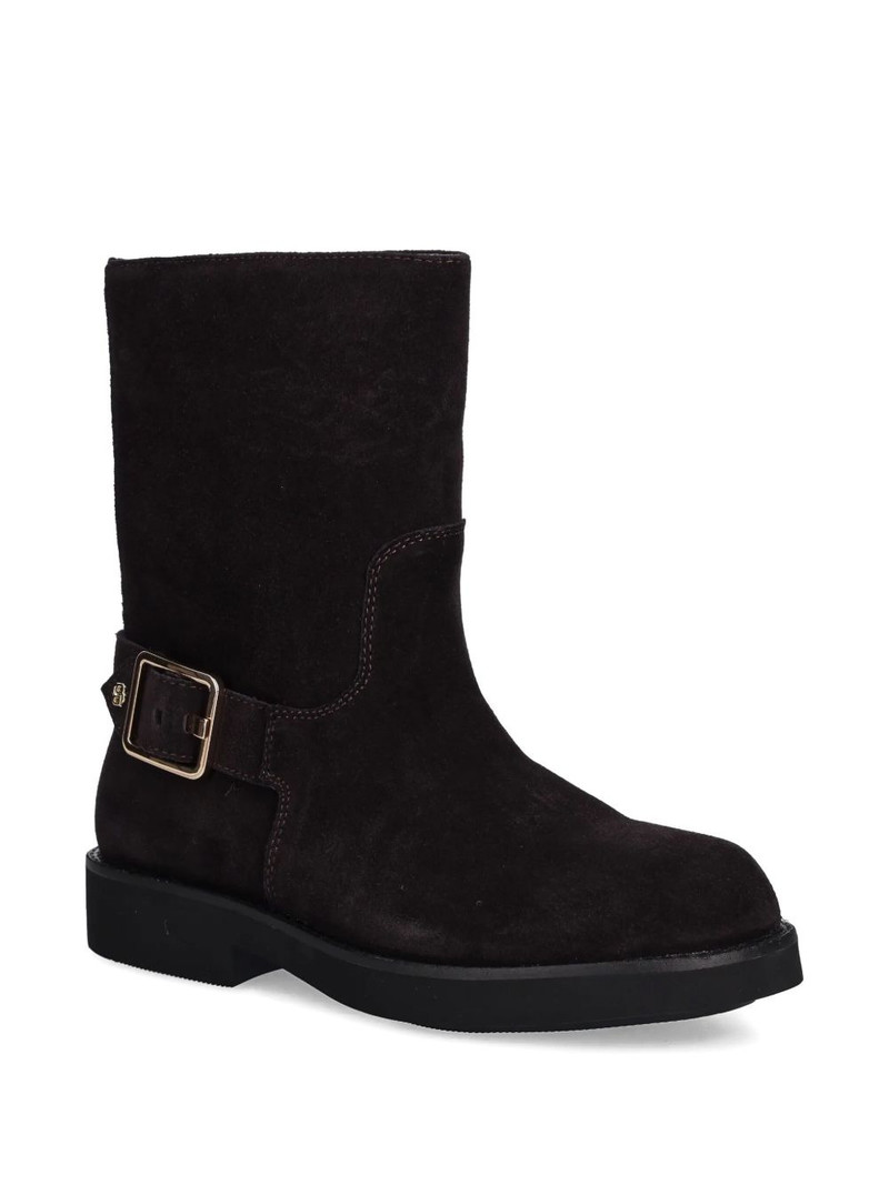 BOSS buckle-strap boots outlook