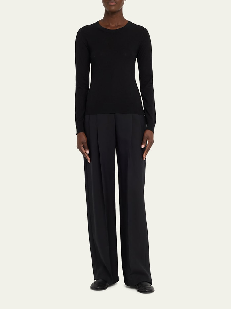 Loro Piana Long-Sleeve Cashmere Sweater outlook