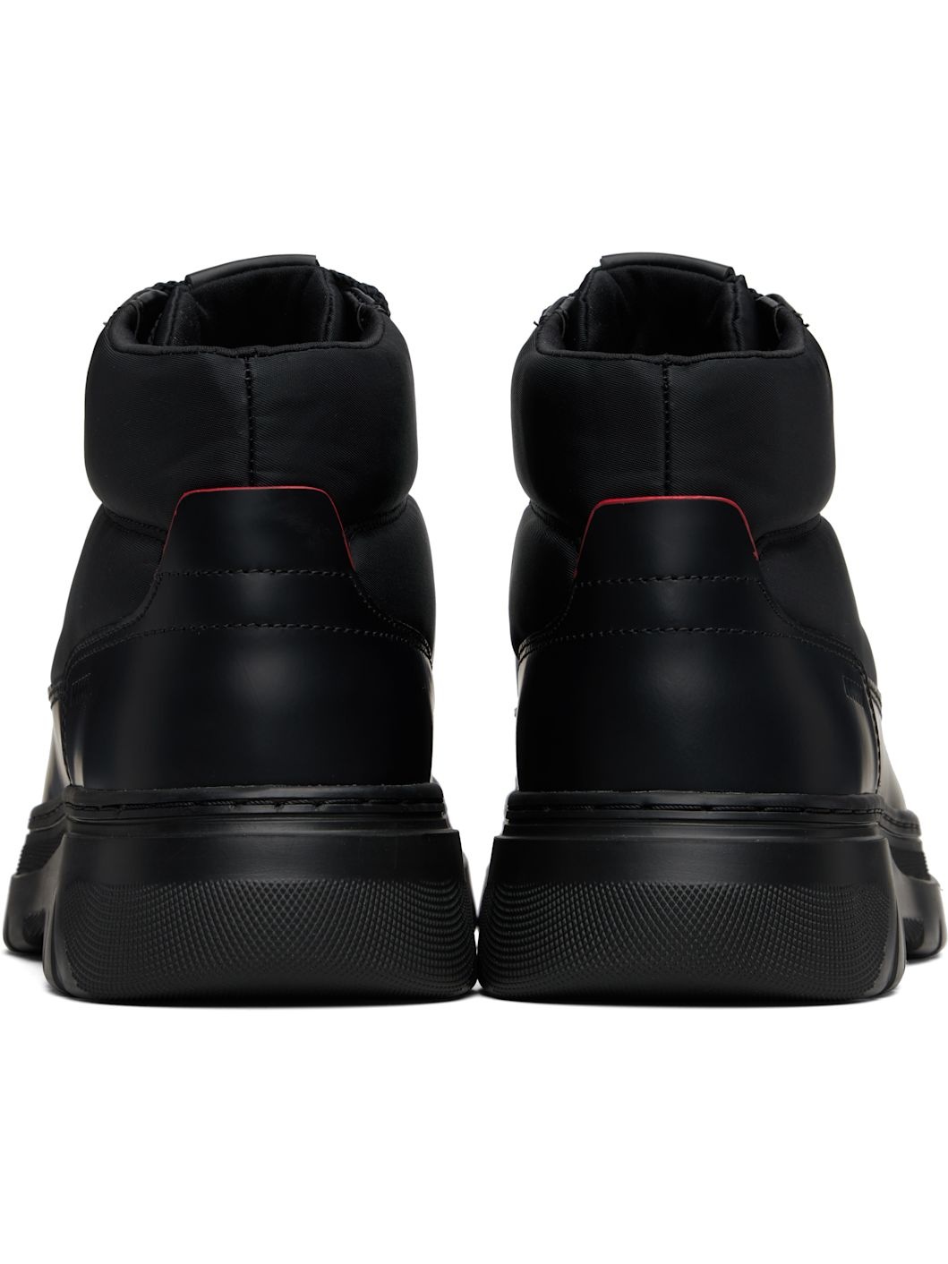 Black Lace-Up Boots - 2