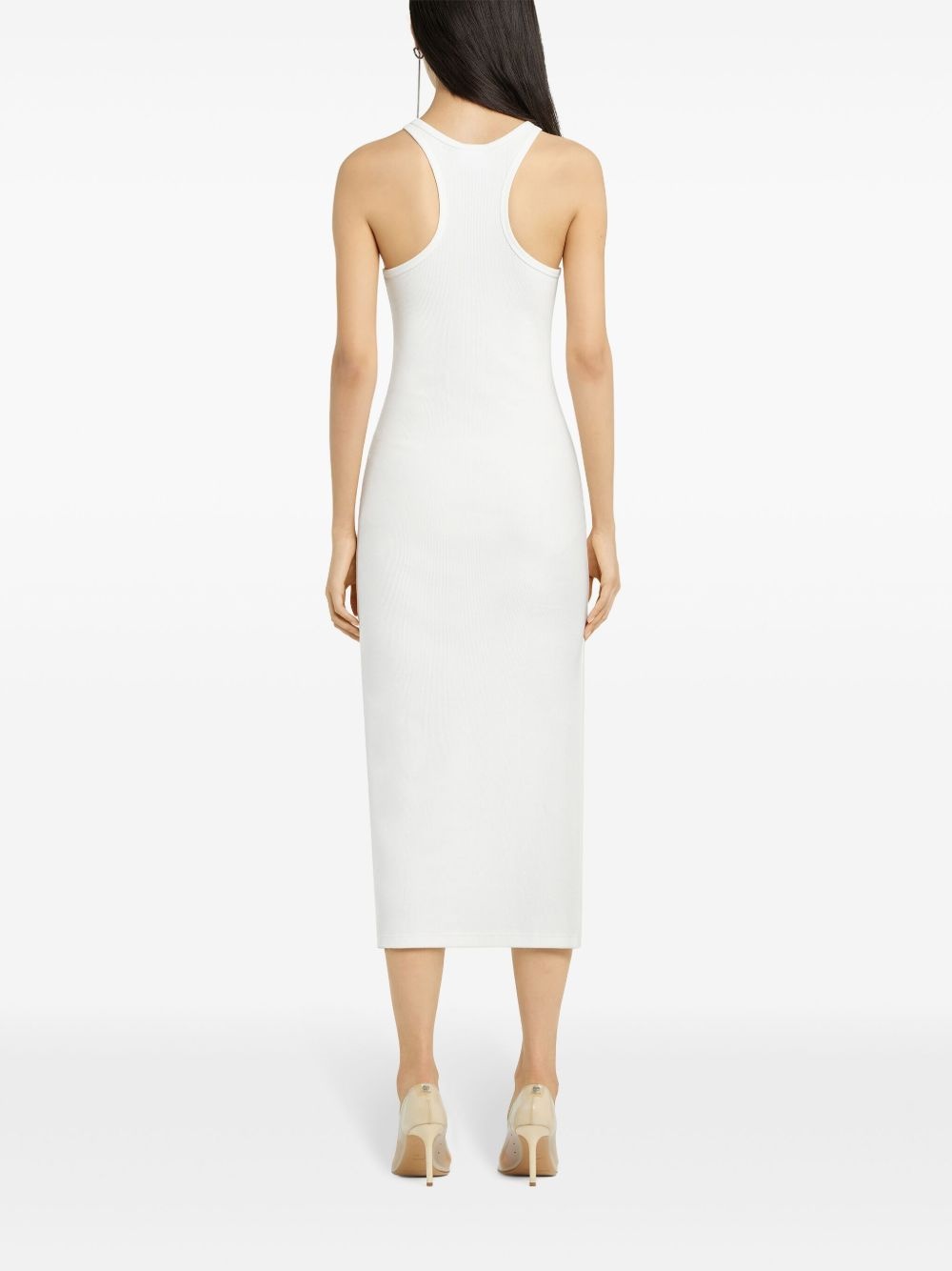 jersey midi dress - 4