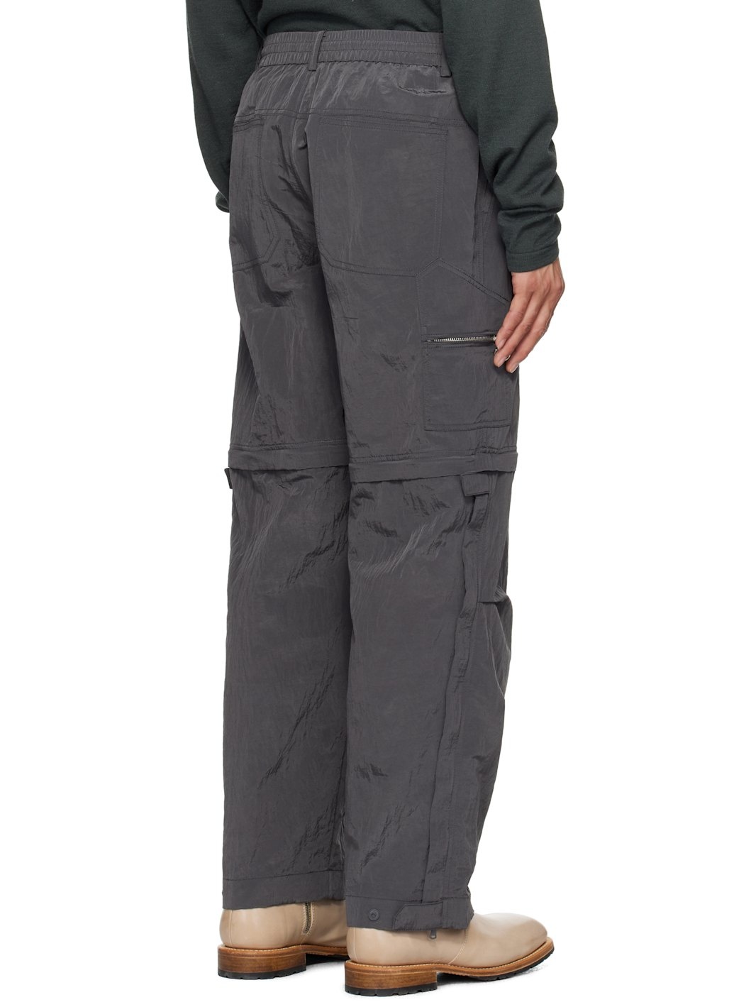 Gray Extension Light Trousers - 3