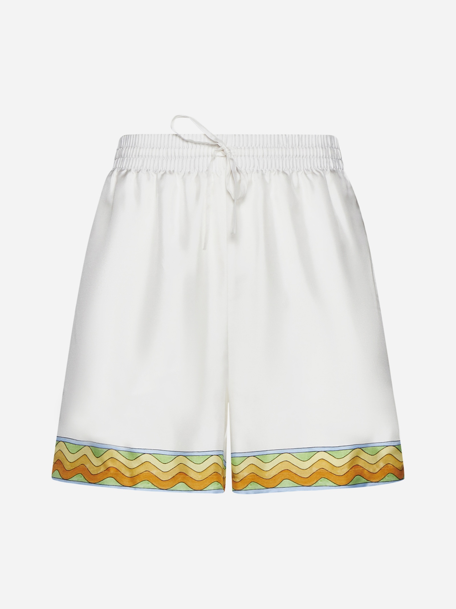Afro Cubism Tennis Club silk shorts - 1