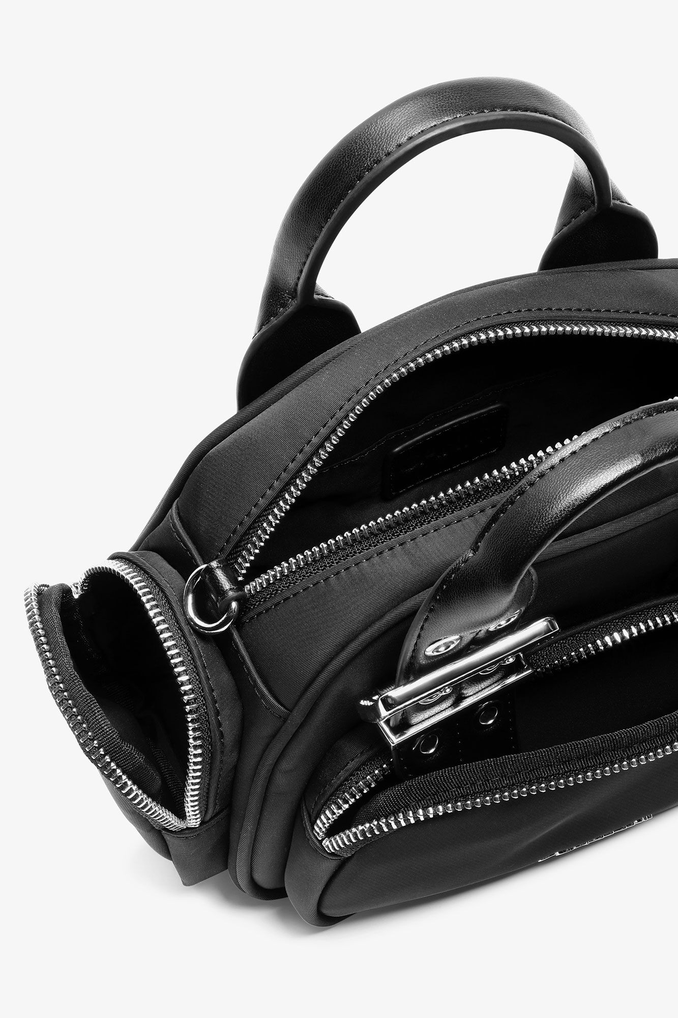 BLACK MINI POLOCHON BAG - 4