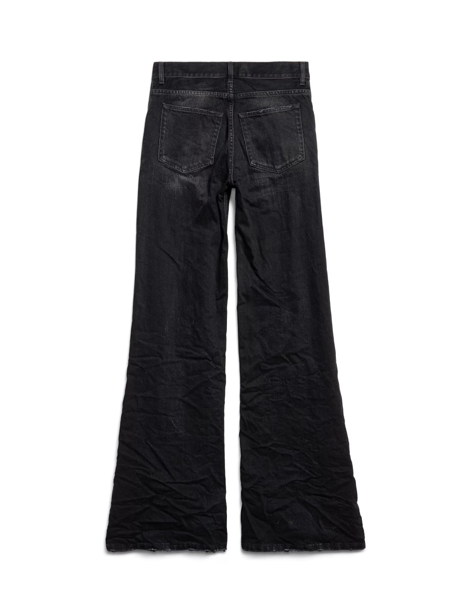 WIDE-LEG PANTS WRINKLED EFFECT - 2