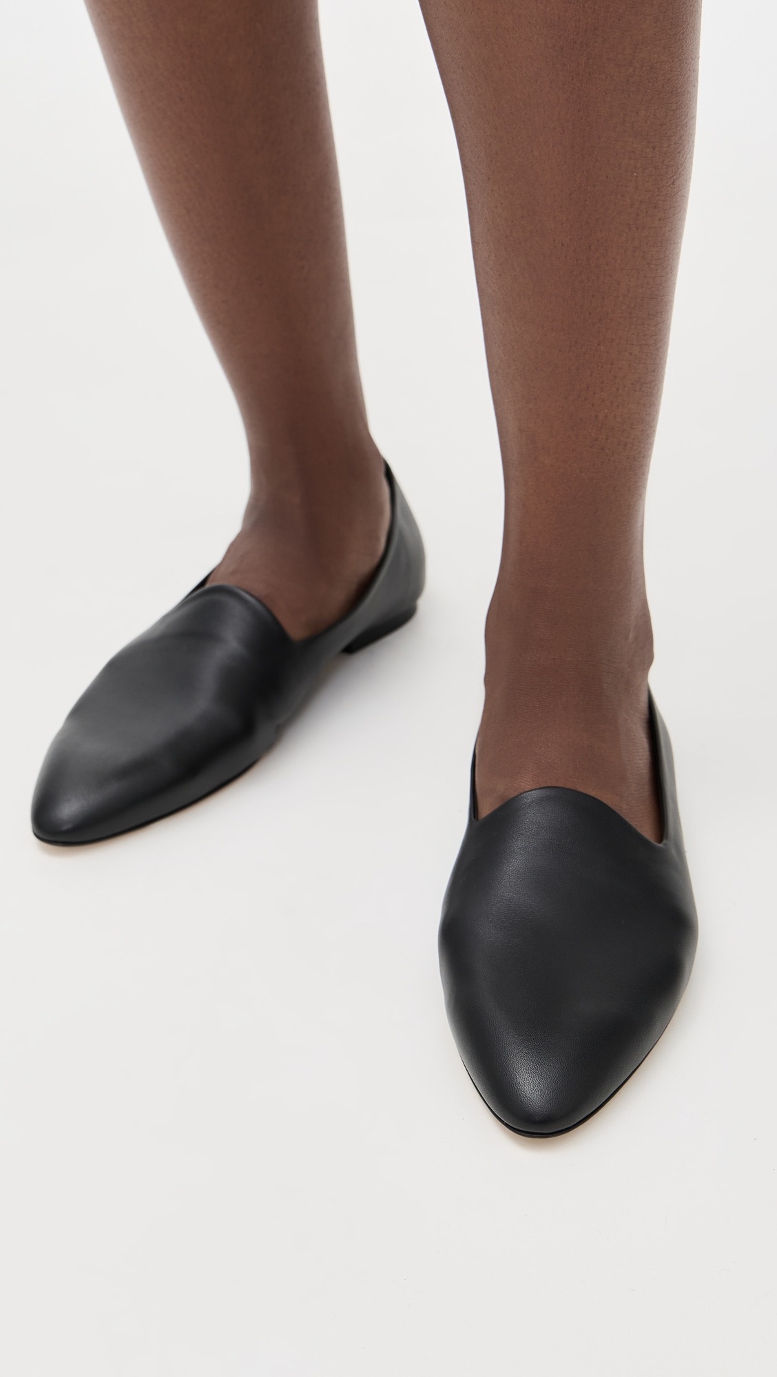 Vanna Nappa Leather Flats - 2