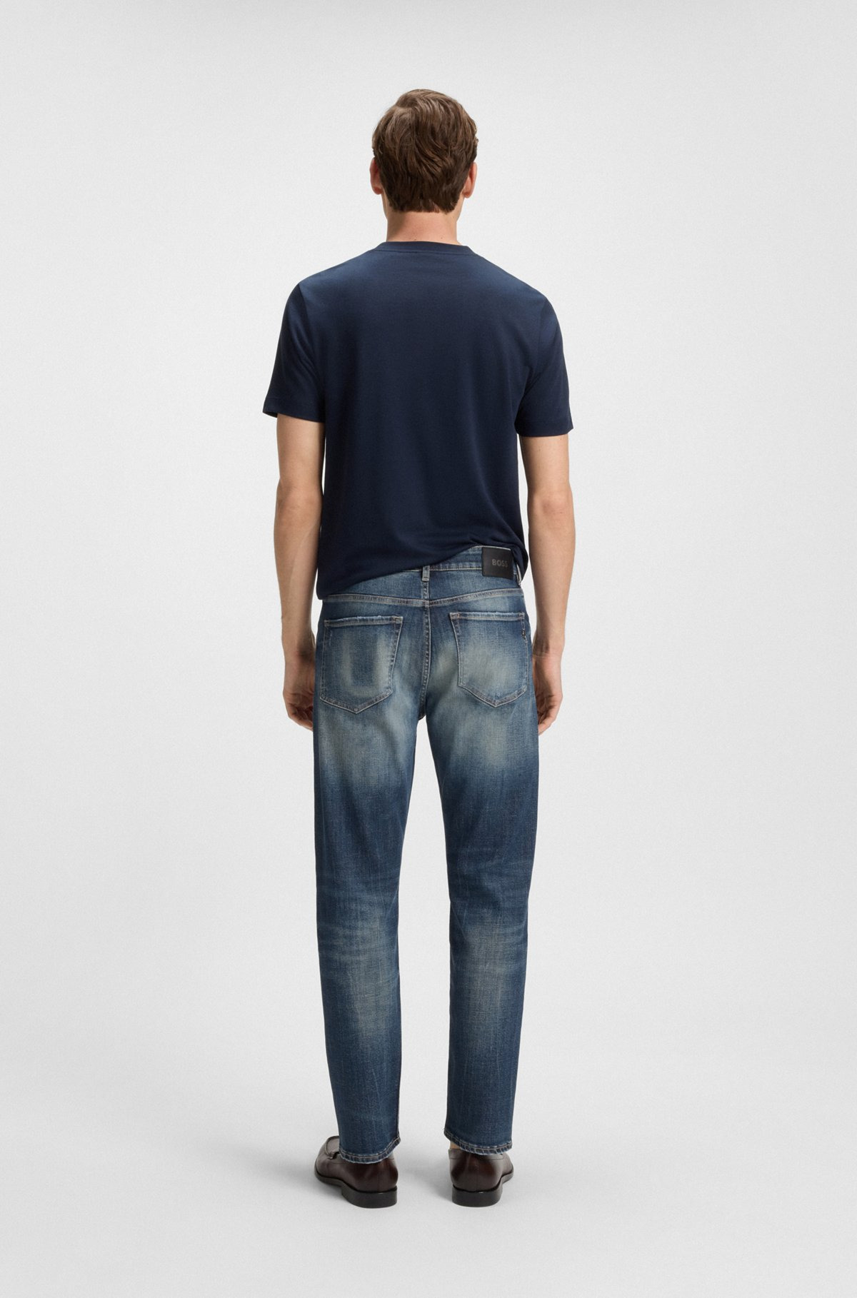 BLUE JEANS IN STRETCH DENIM - 4