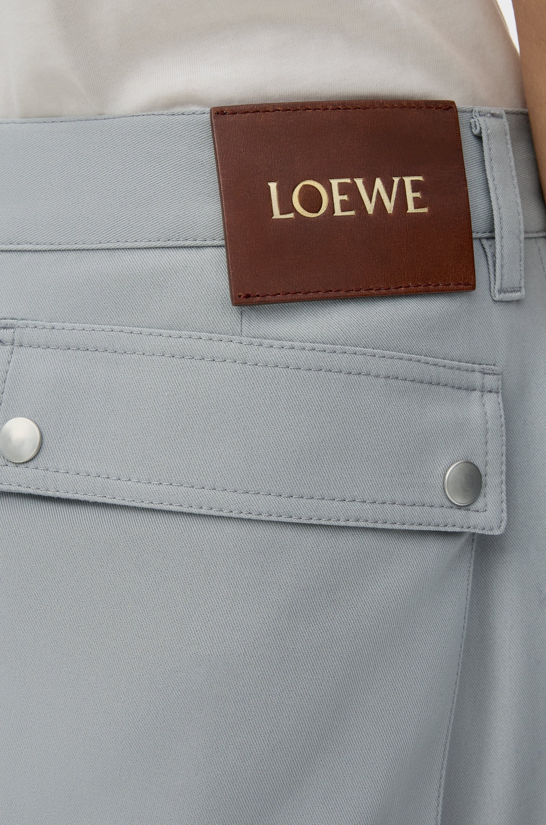 Cargo trousers in cotton - 5