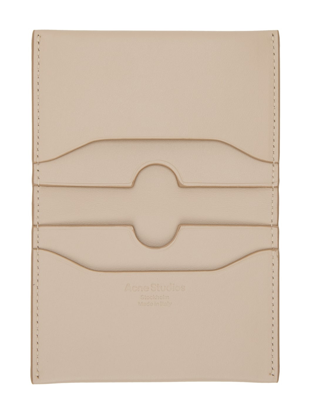 Taupe Bifold Card Holder - 3