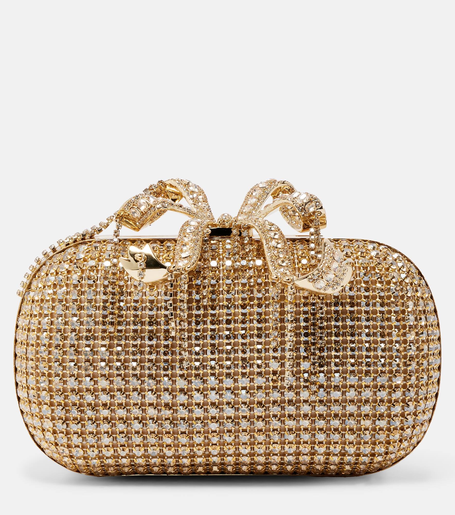 Bow-detail chainmail clutch - 1