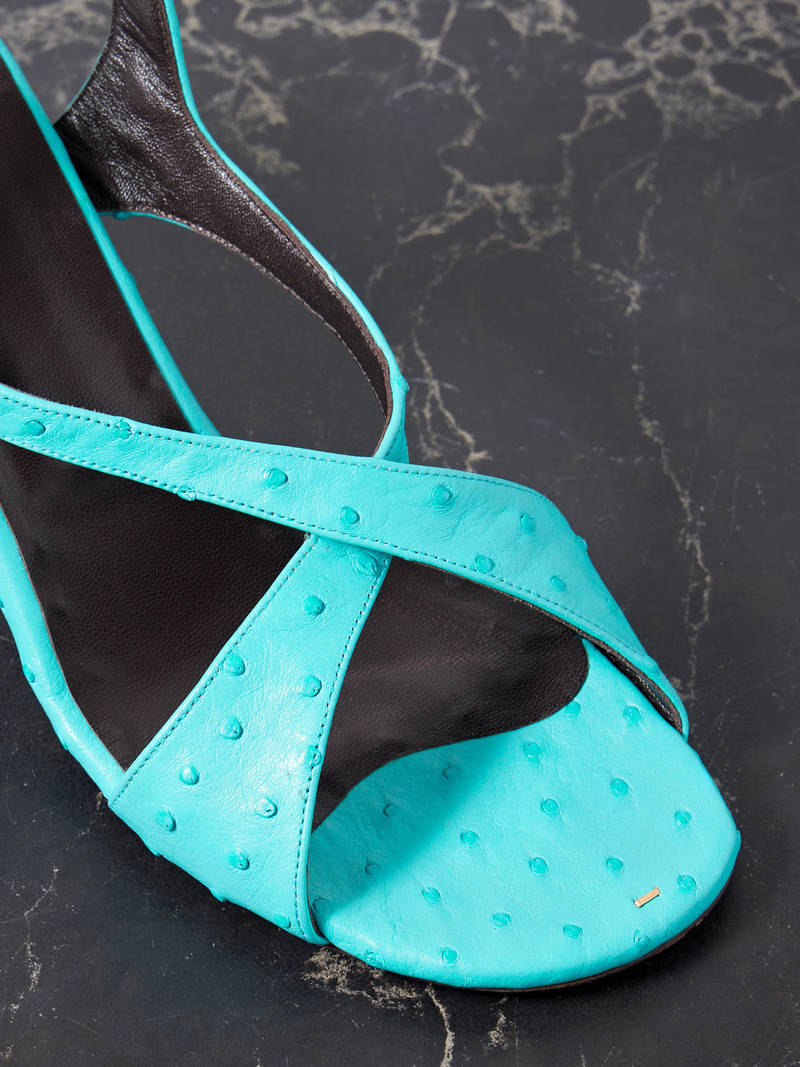 Liria Ostrich Sandals 4