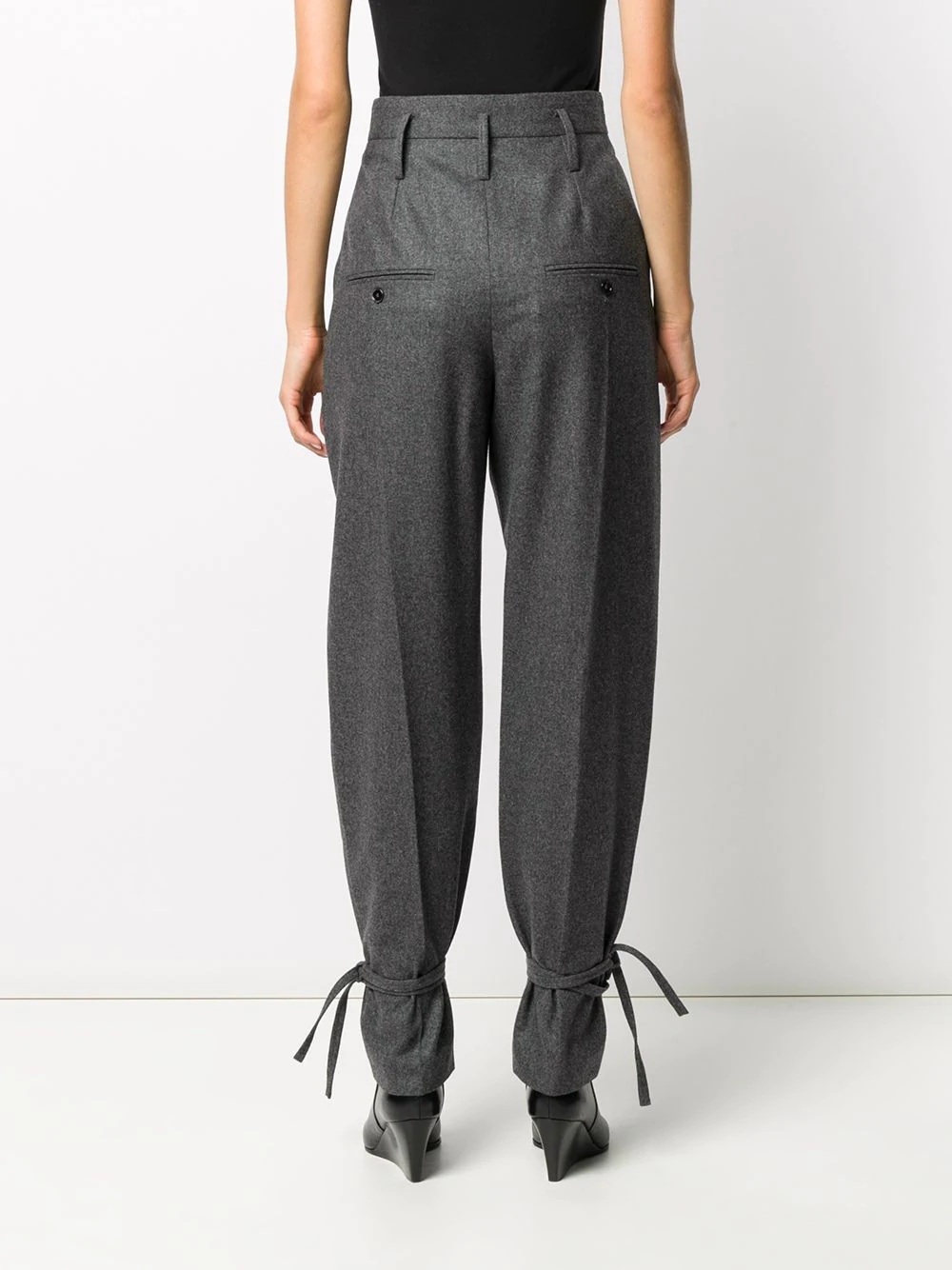 Tacoma high-waisted wool trousers - 4