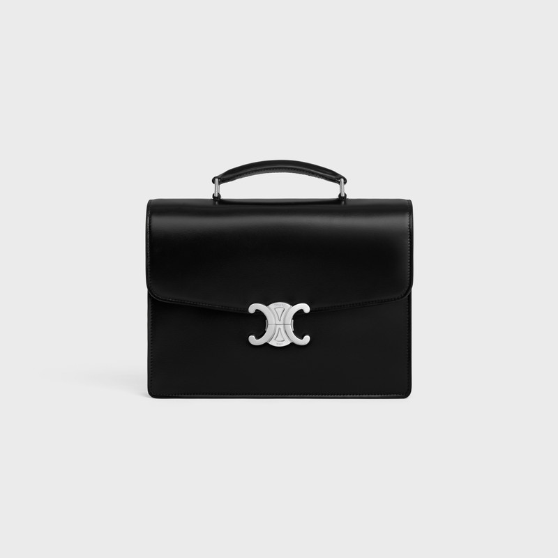 SMALL CARTABLE TRIOMPHE IN shiny calfskin 1