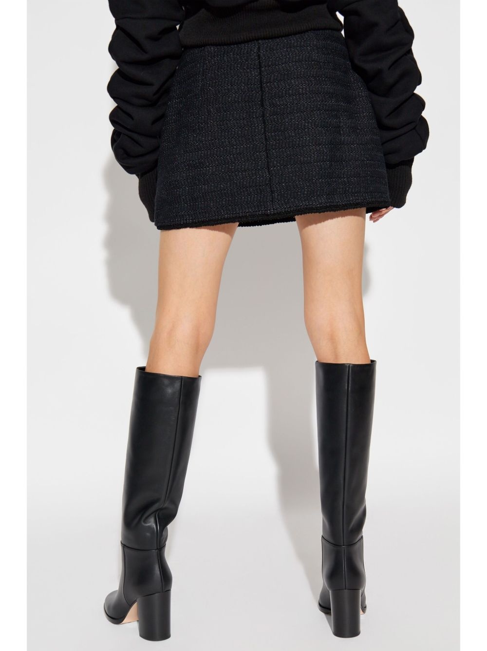 tweed mini skirt - 4