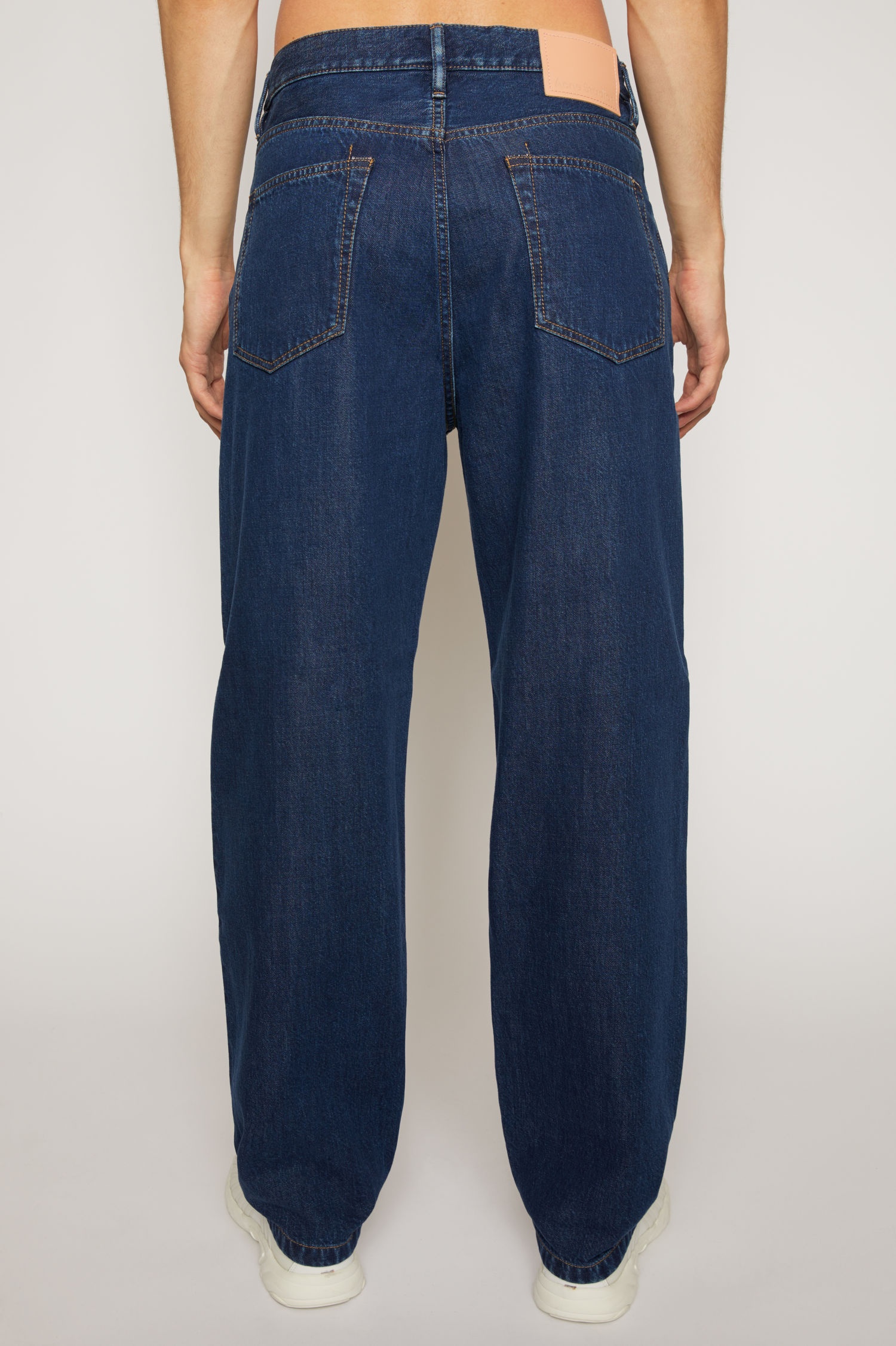Loose fit jeans dark blue - 5