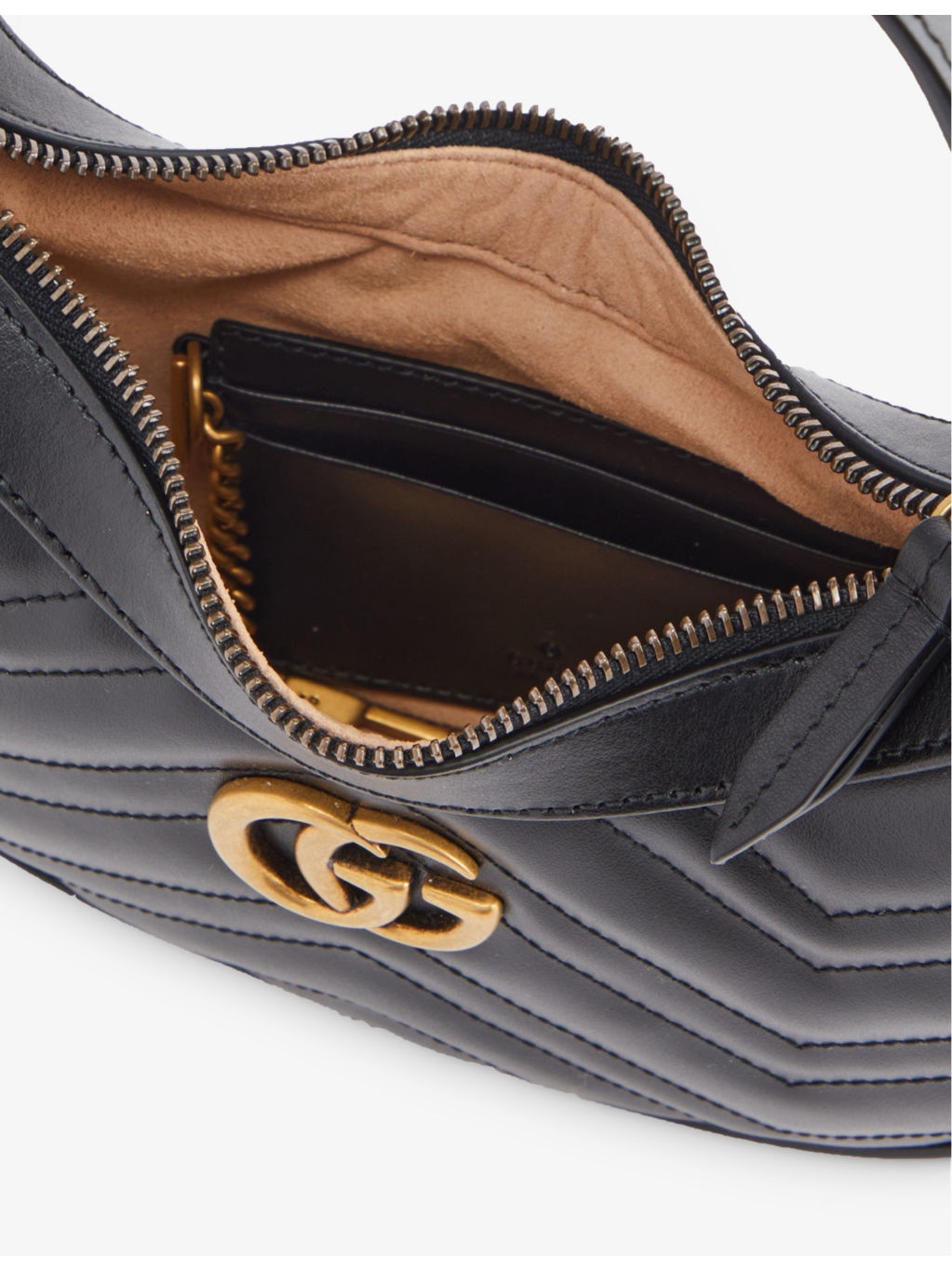Half Moon Marmont mini leather shoulder bag - 5