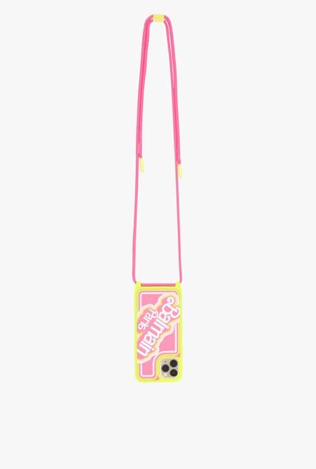 Balmain x Barbie - Pink leather phone case - Iphone 12 & 12 Pro - 3