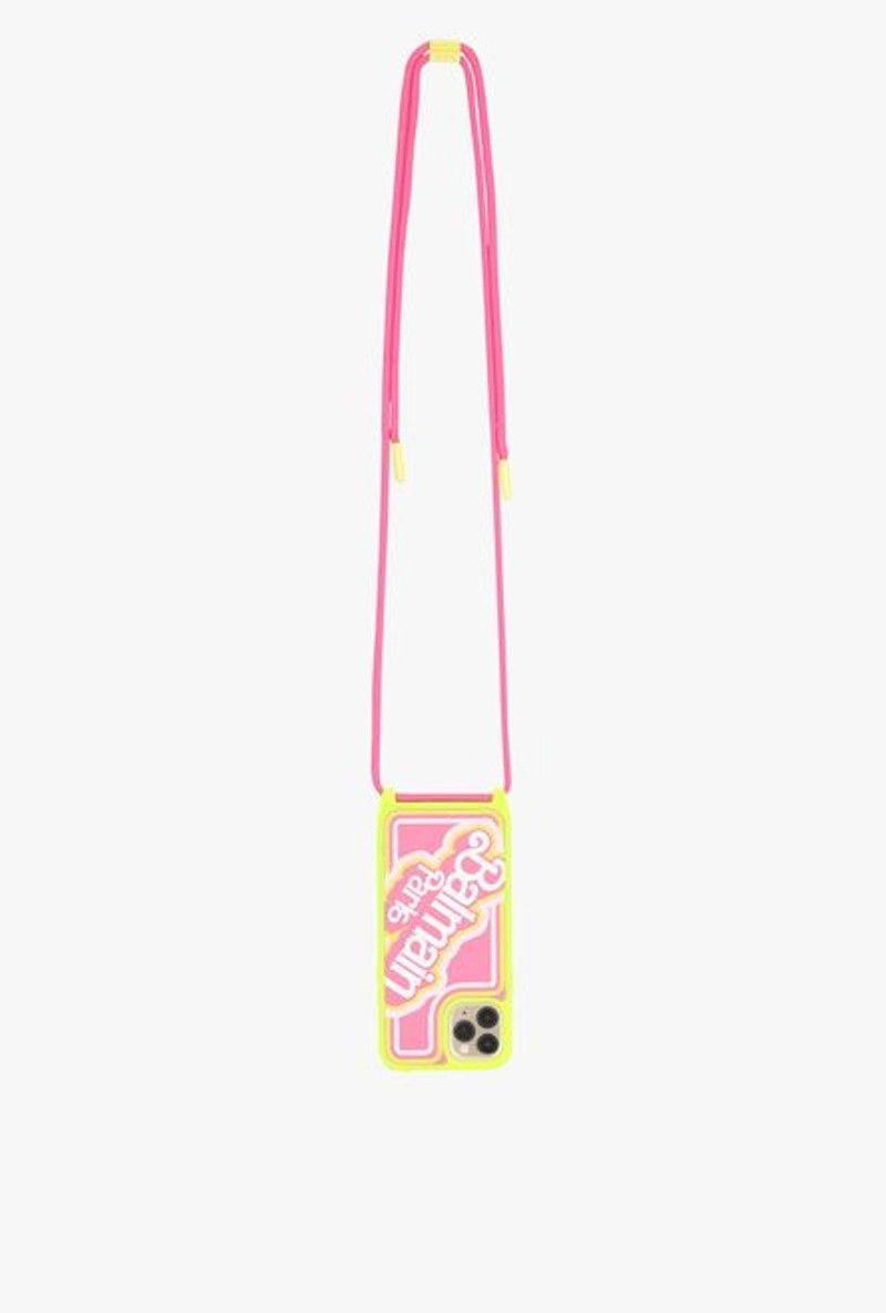 Balmain x Barbie - Pink leather phone case - Iphone 12 & 12 Pro 3