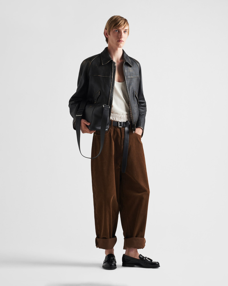 Prada Nappa leather jacket outlook