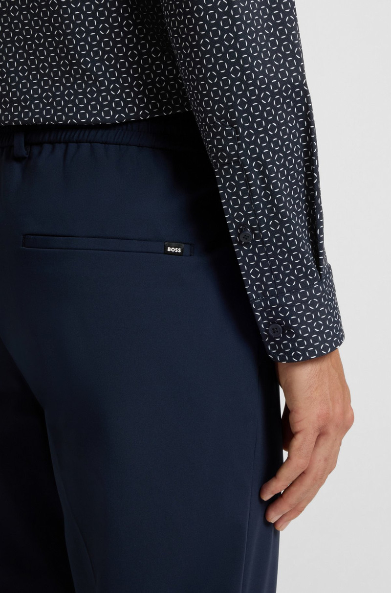 PRINTED SLIM-FIT SHIRT IN ITALIAN PERFORMANCE-STRETCH JERSEY 6