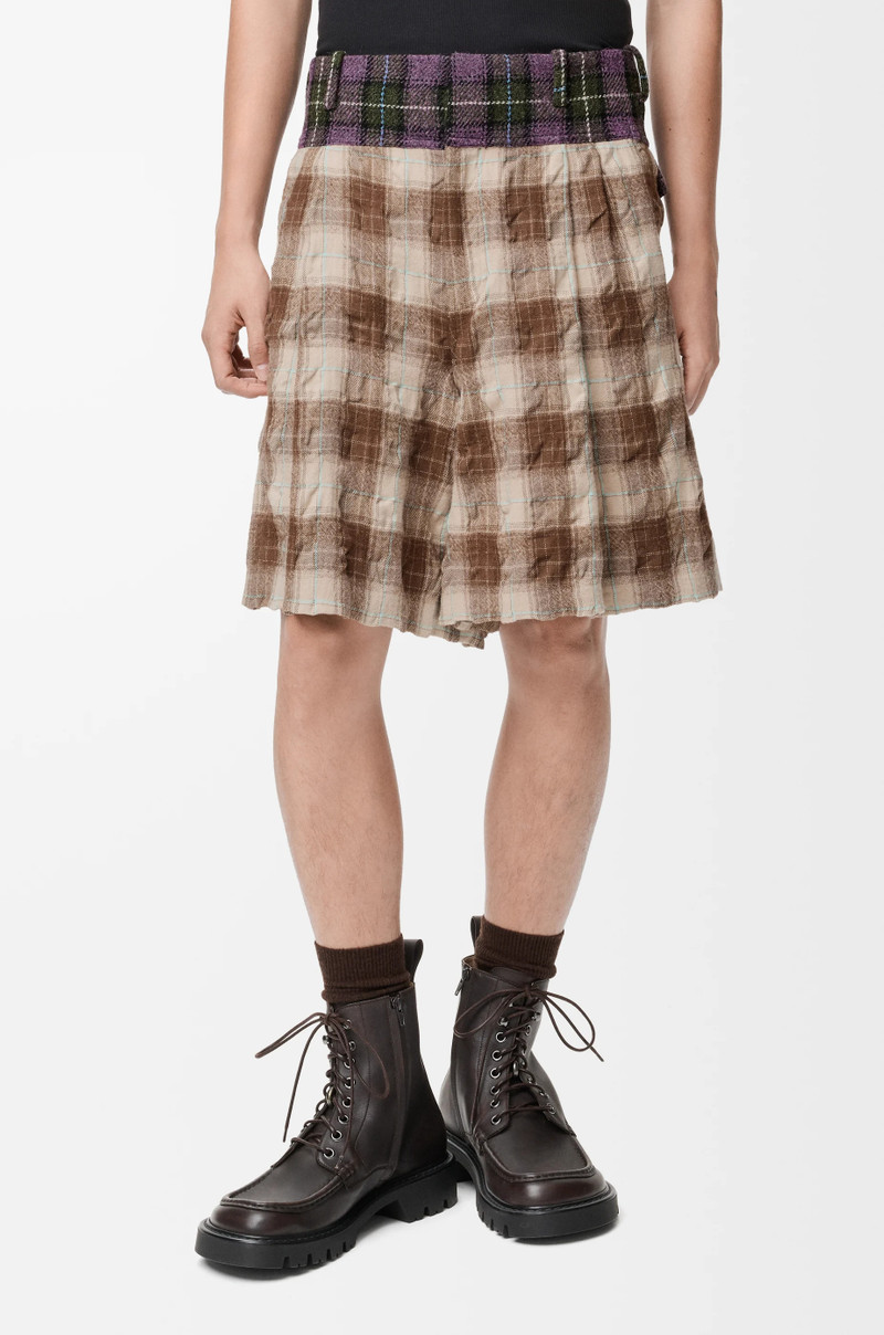 Shorts in wool and cotton 3