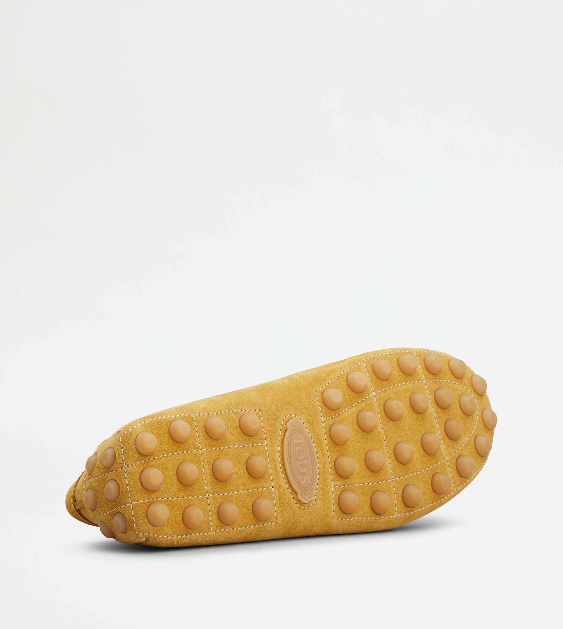 TOD'S GOMMINO BUBBLE IN SUEDE - YELLOW - 4