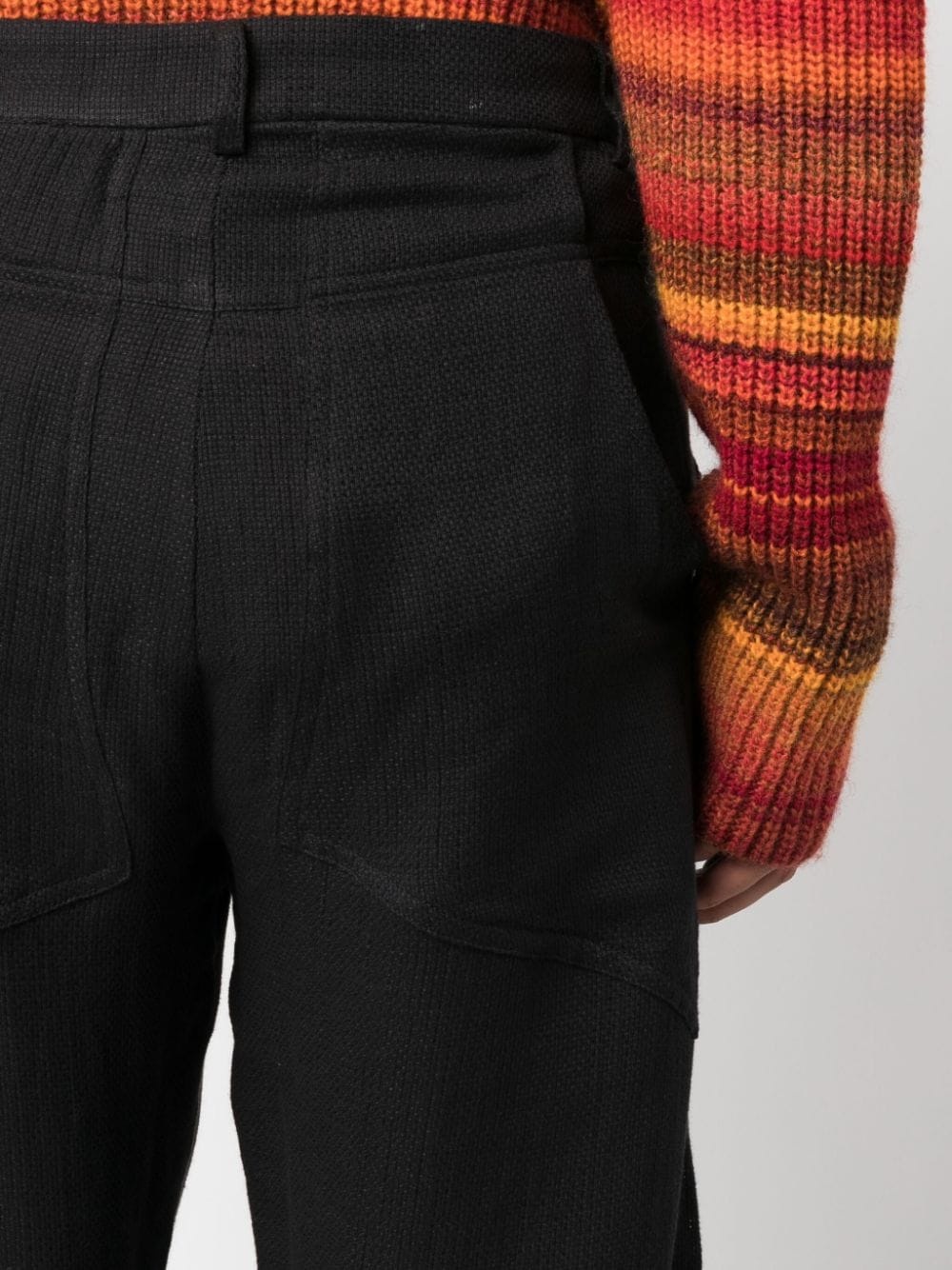 straight-leg tailored trousers - 5