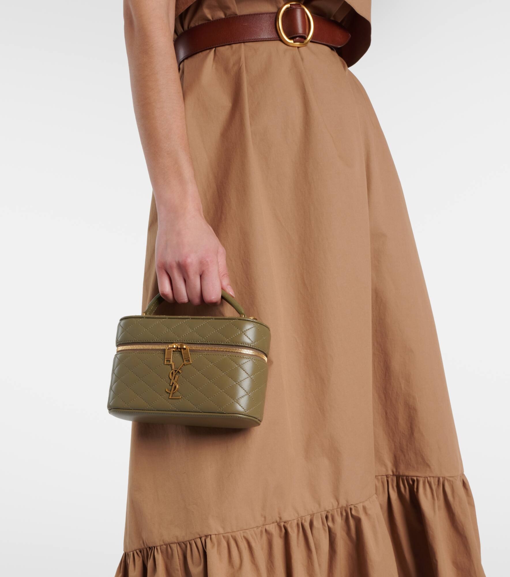 Gaby Cassandre quilted leather vanity bag - 7