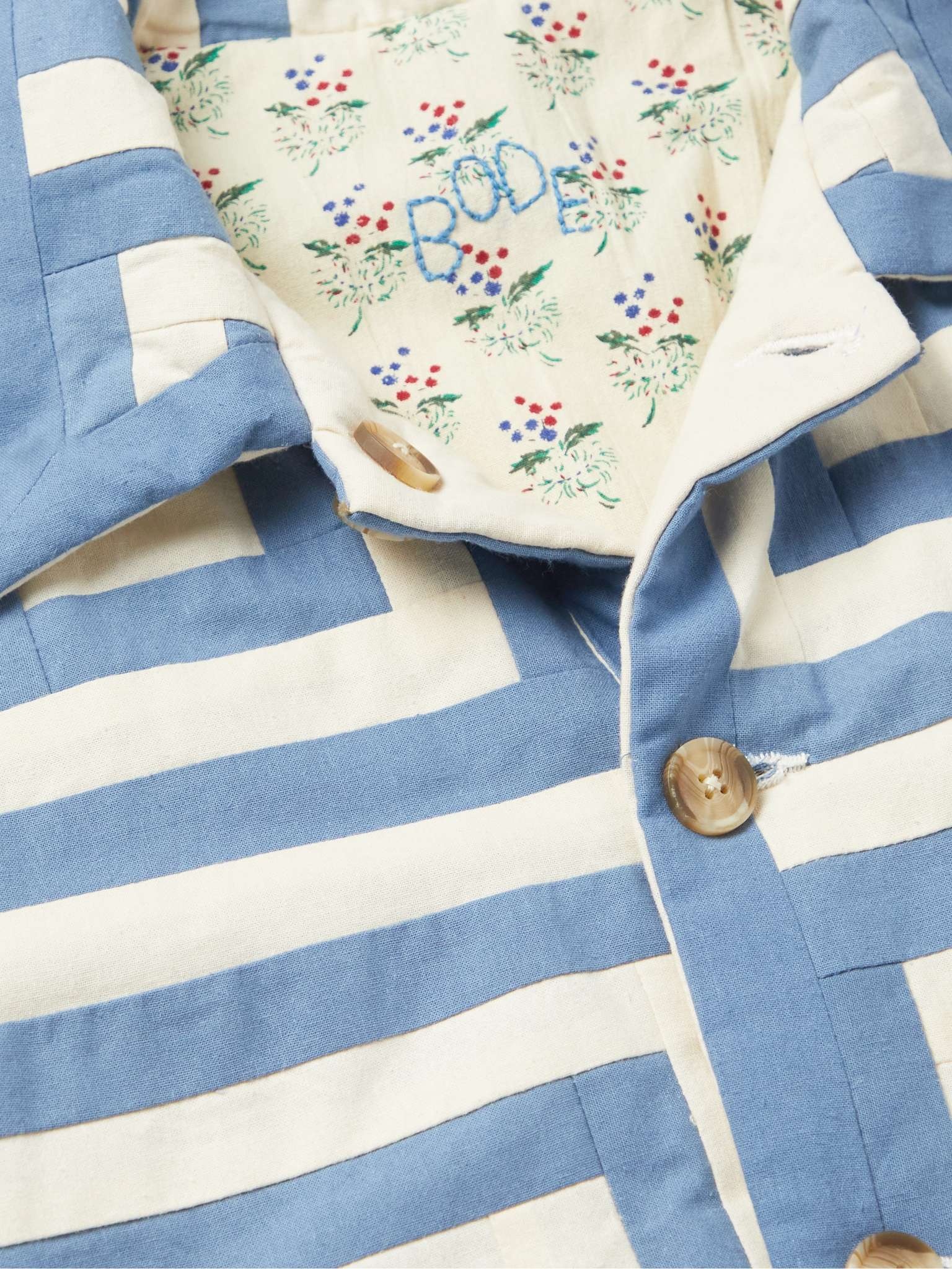 White House Steps Reversible Quilted Printed Cotton Jacket - 7
