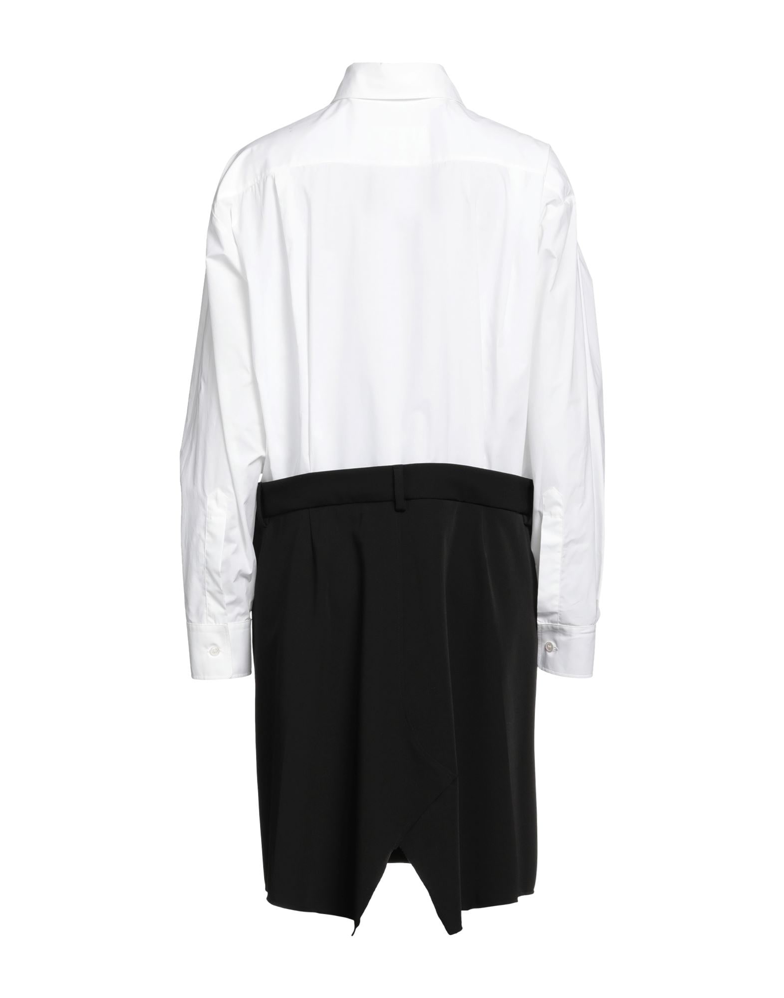 White Women's Shirt Dress - 2