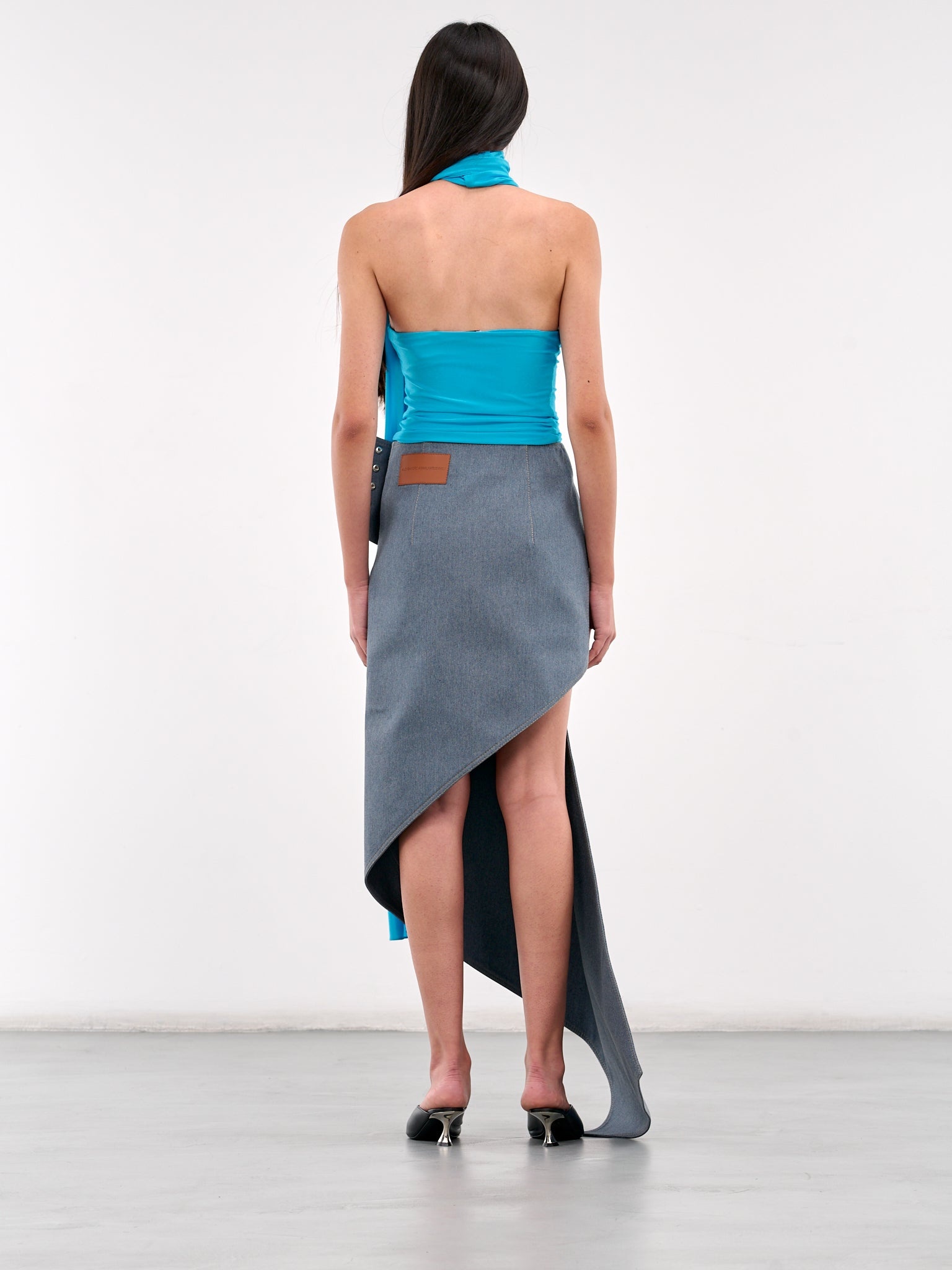 Draped Scarf Top - 3