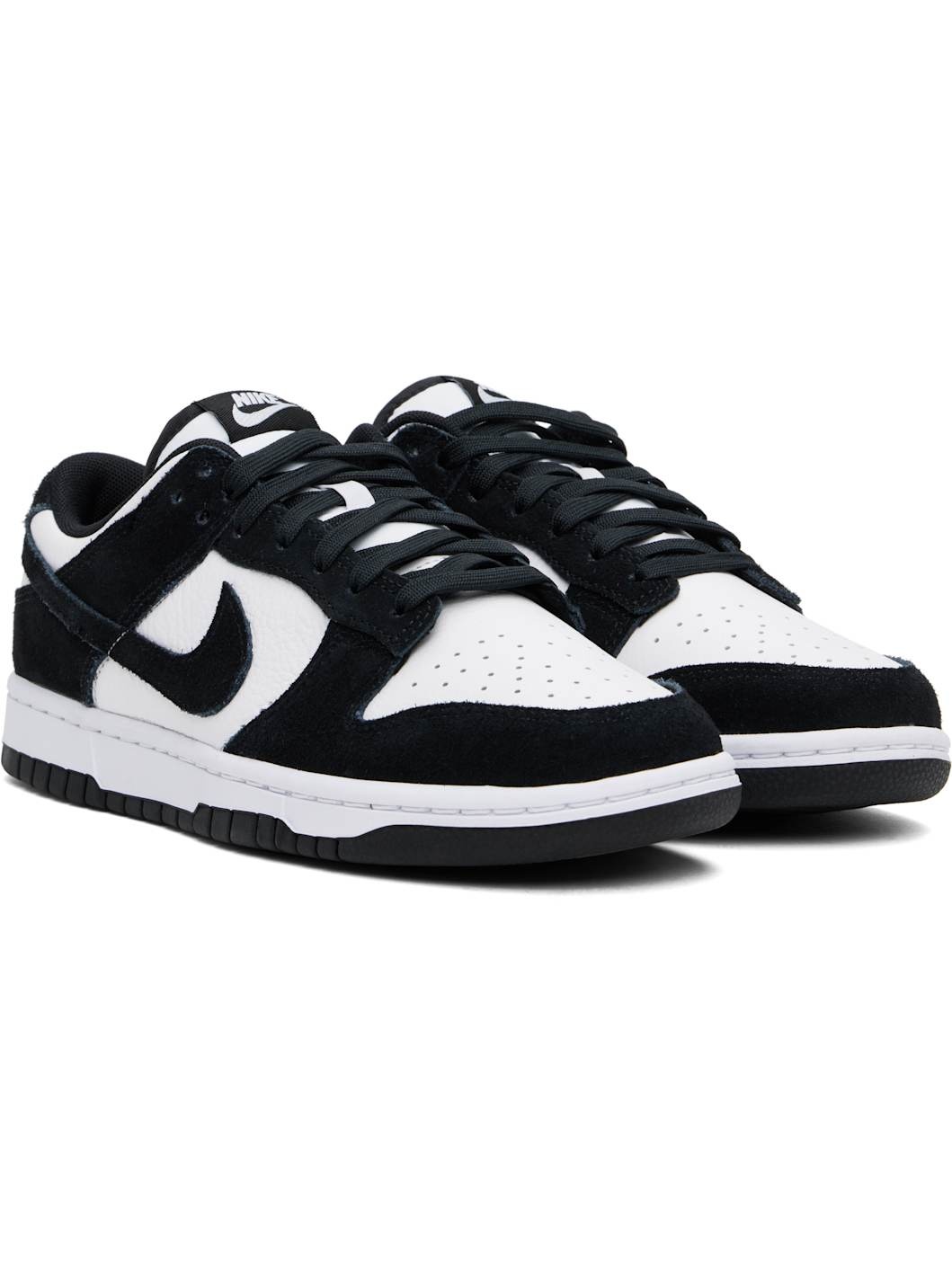 Black & White Dunk Low Retro SE Sneakers - 4