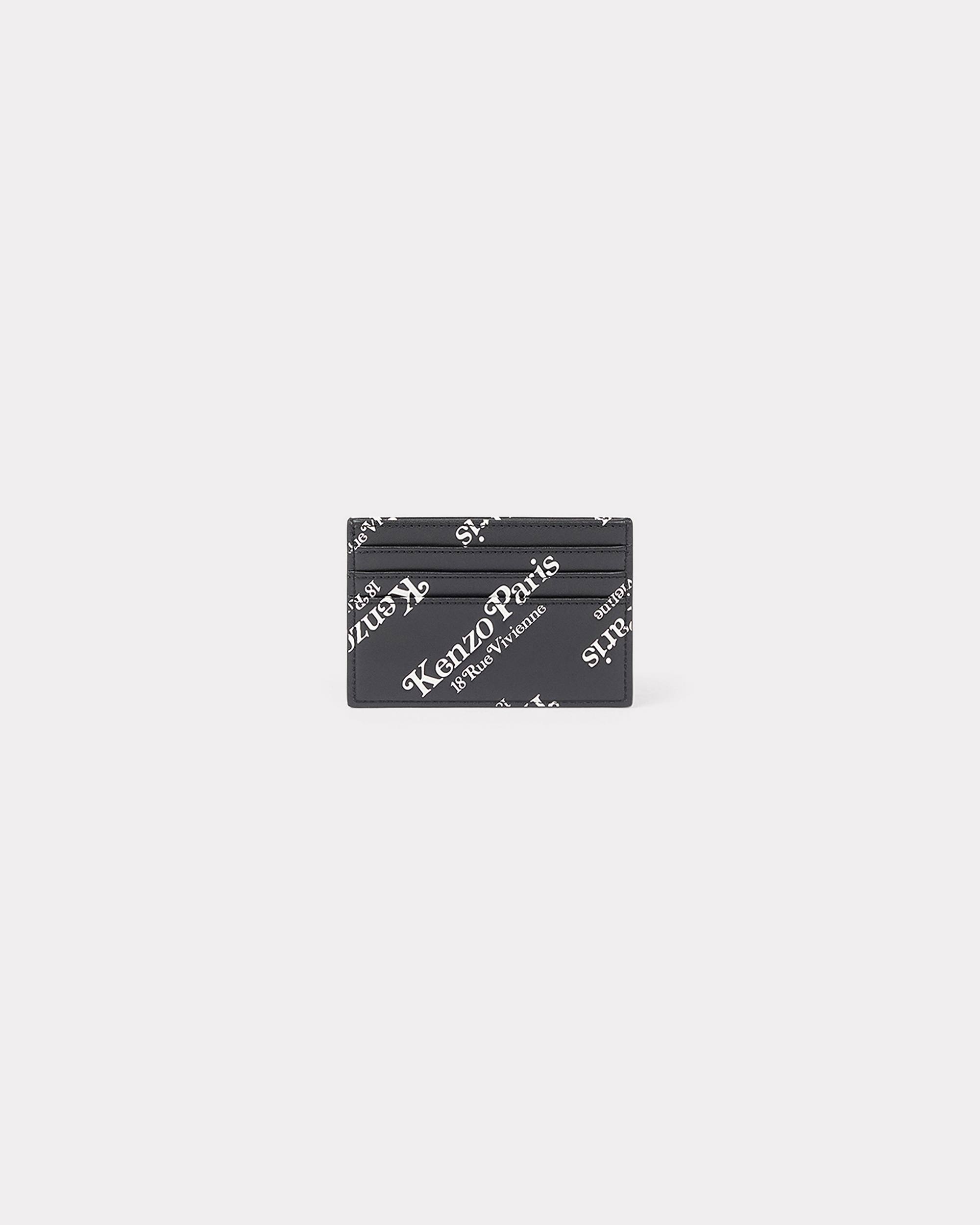 'KENZOGRAM' leather card holder - 2