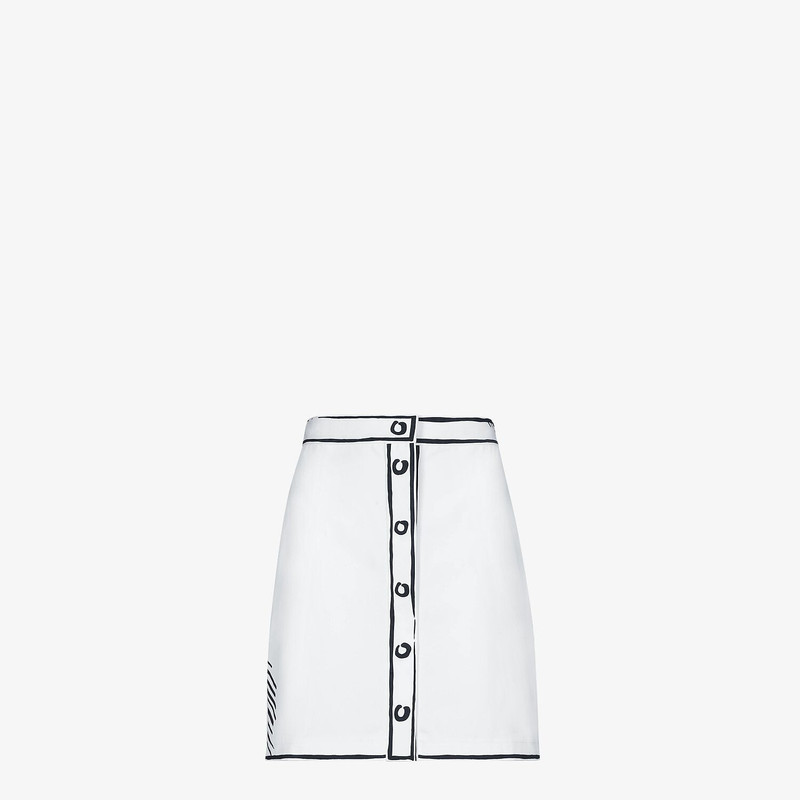 Fendi Roma Joshua Vides gabardine skirt - 1