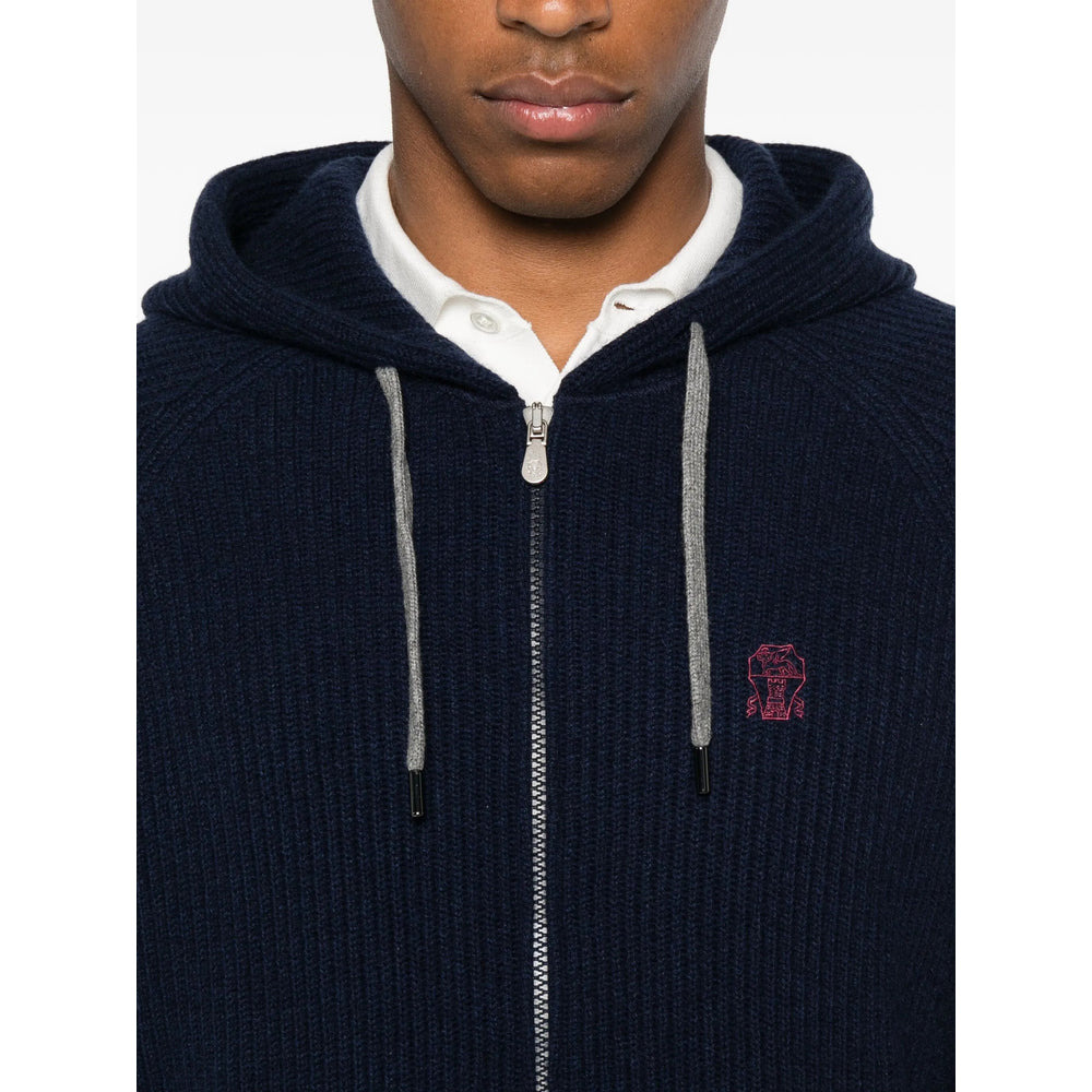 Brunello Cucinelli Blue Sweaters & Knitwear - Cardigans Men - 2