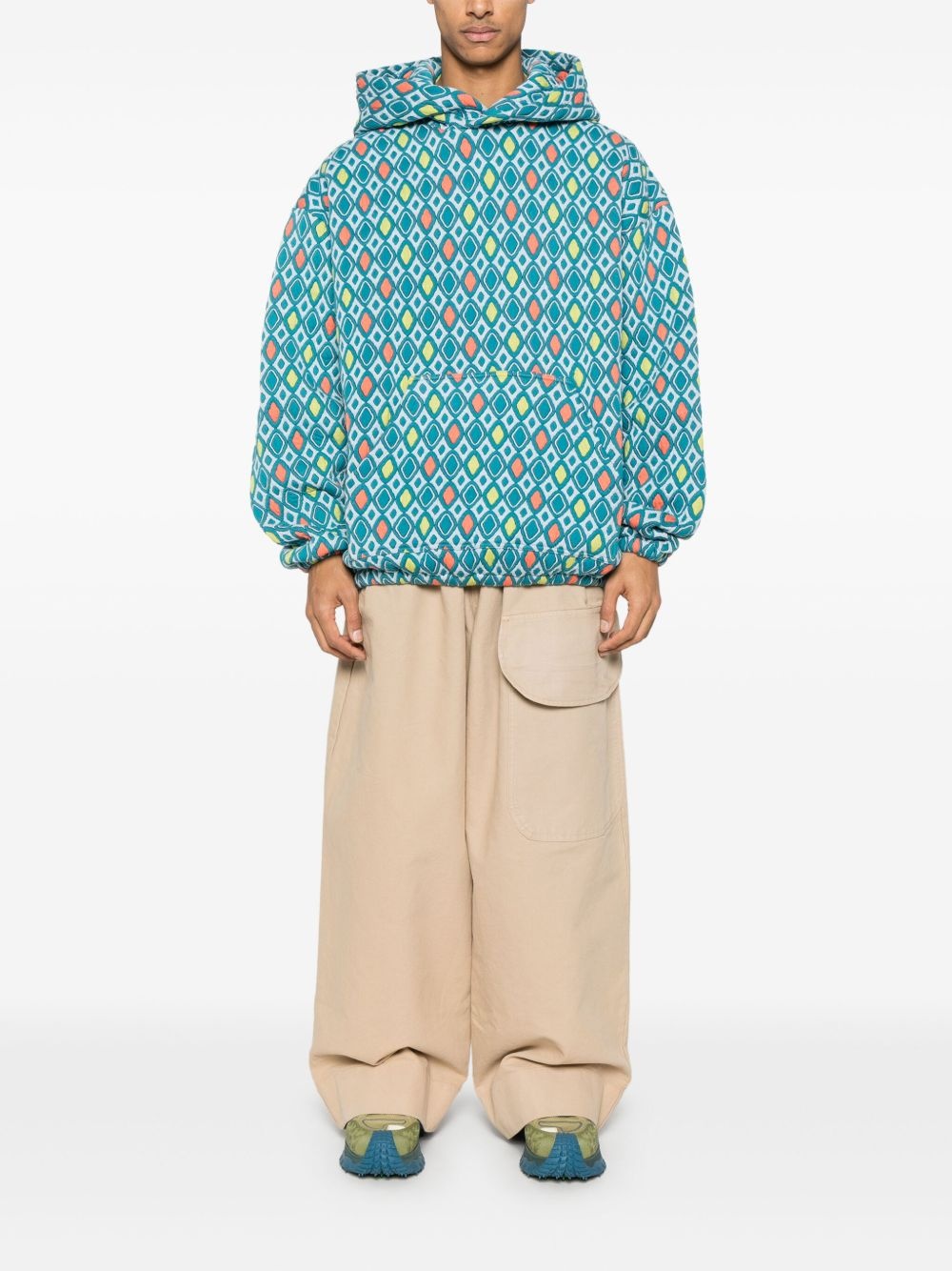 graphic-print hoodie - 2
