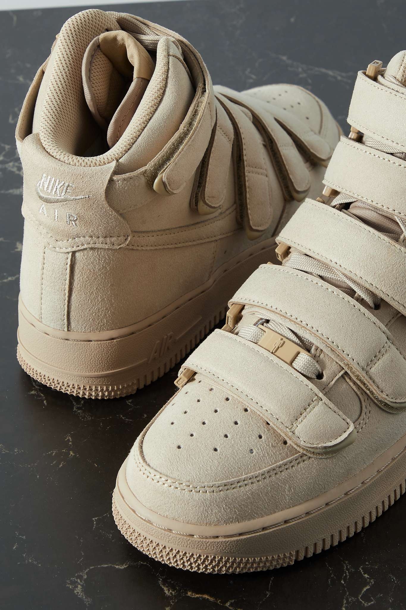 + Billie Eilish Air Force 1 felt high-top sneakers - 4