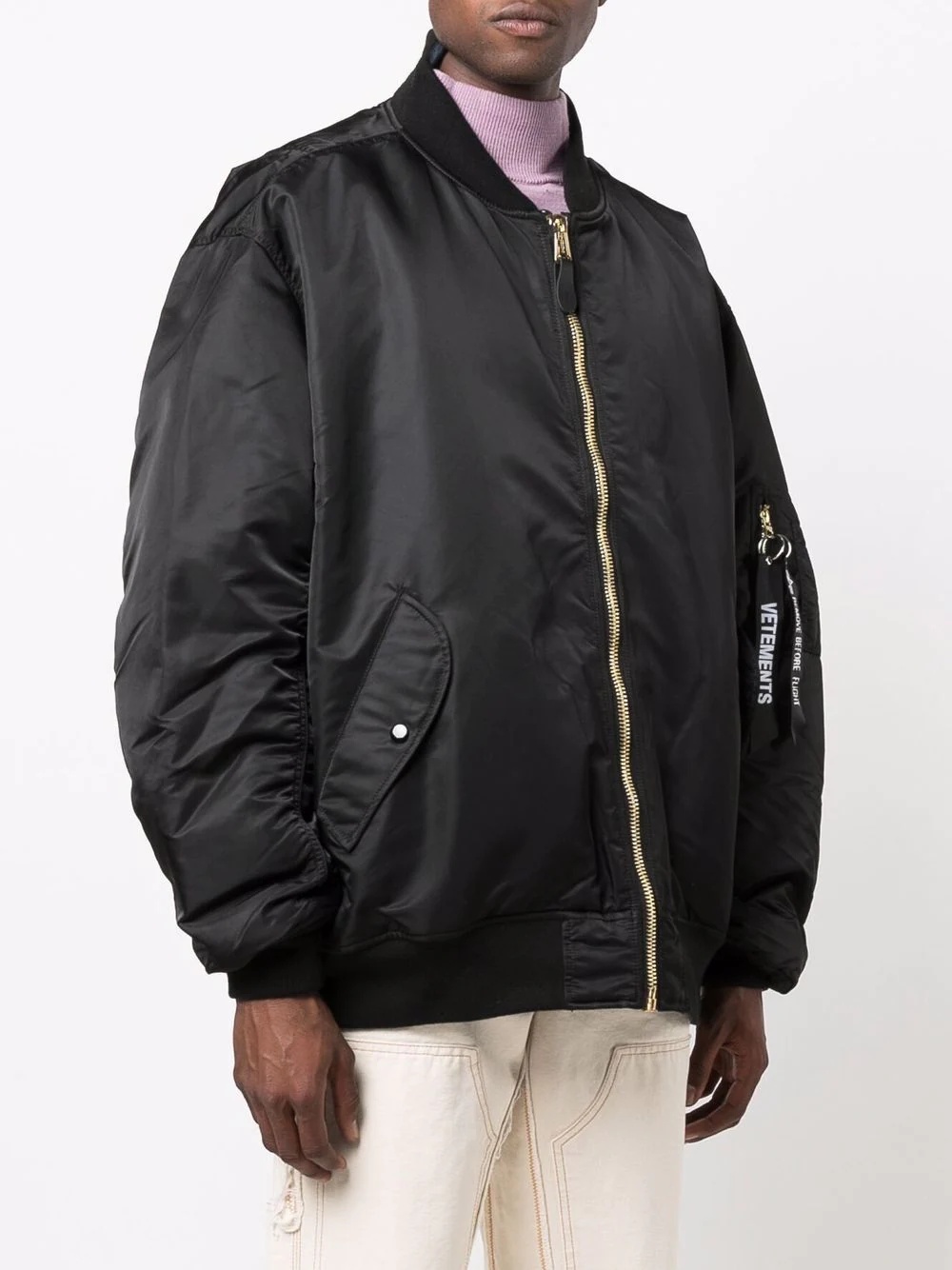 oversized bomber jacket - 3