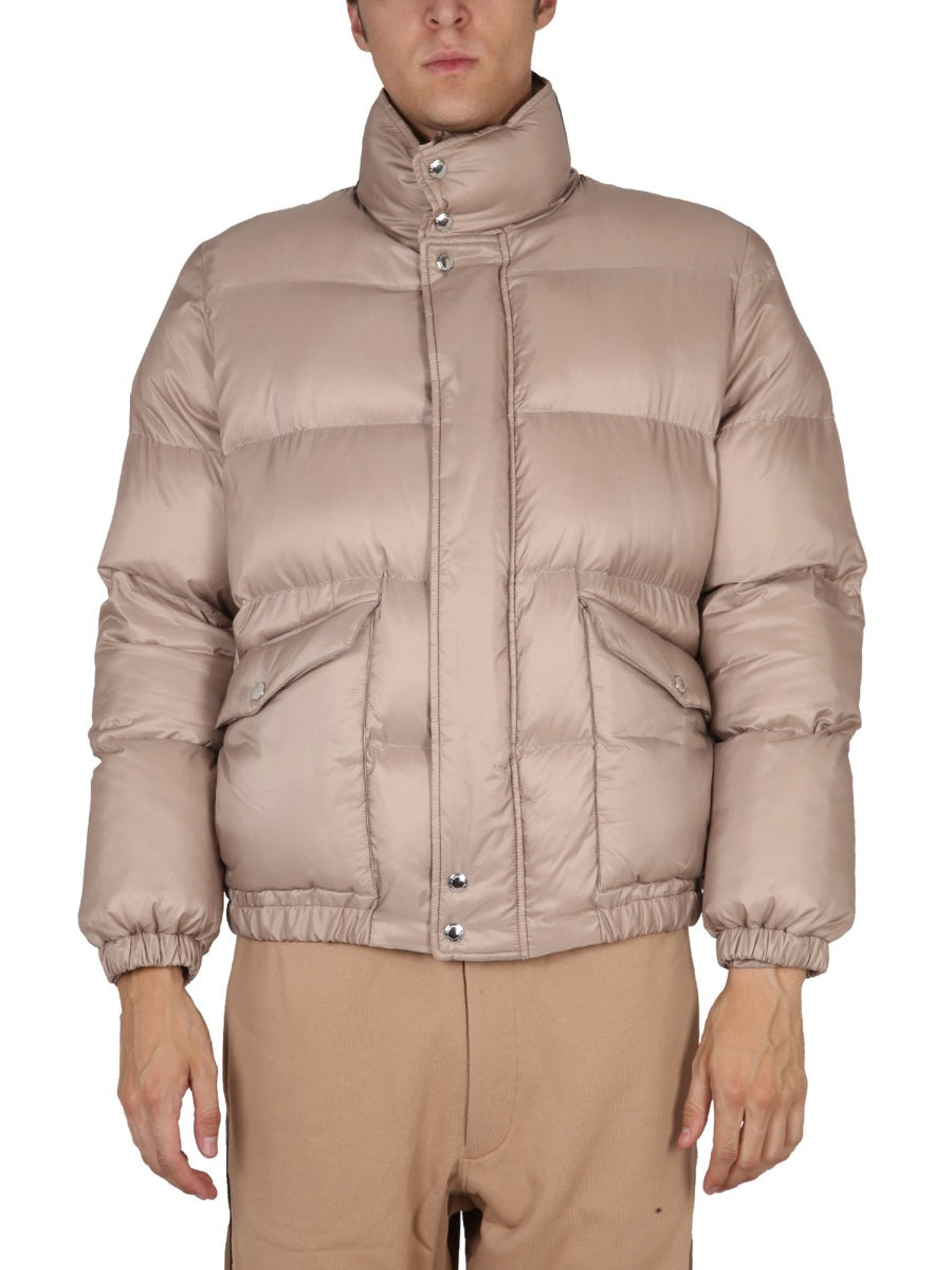 Alexander Mcqueen Men Graffiti Logo Print Down Jacket - 1