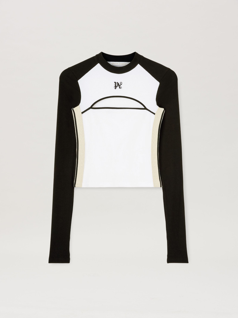 Monogram Cut Out T-Shirt 1