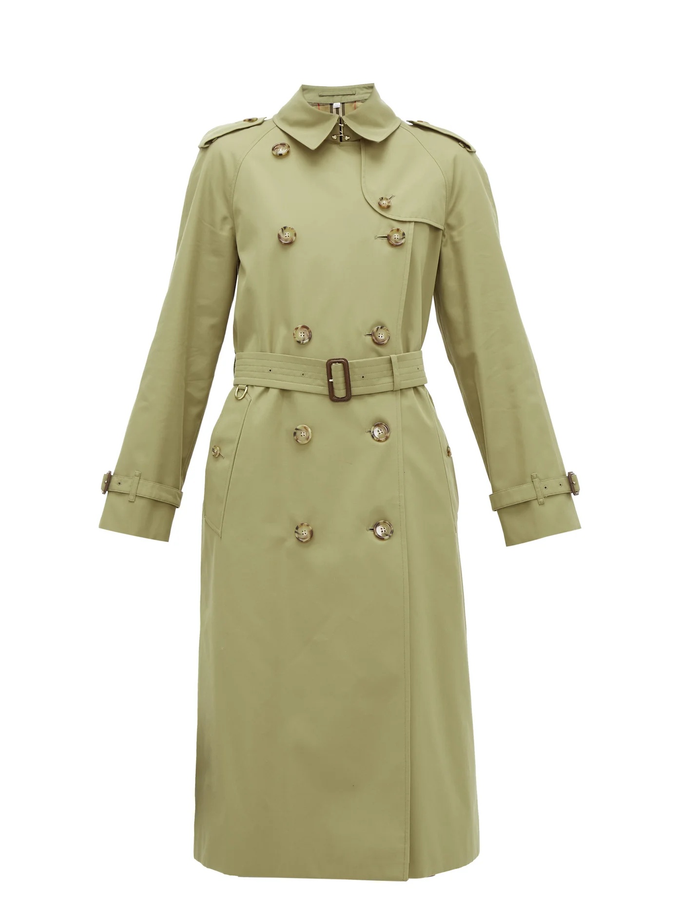 Waterloo cotton-gabardine trench coat - 1