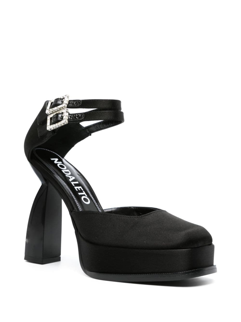 Angel Y 120mm satin pumps - 2