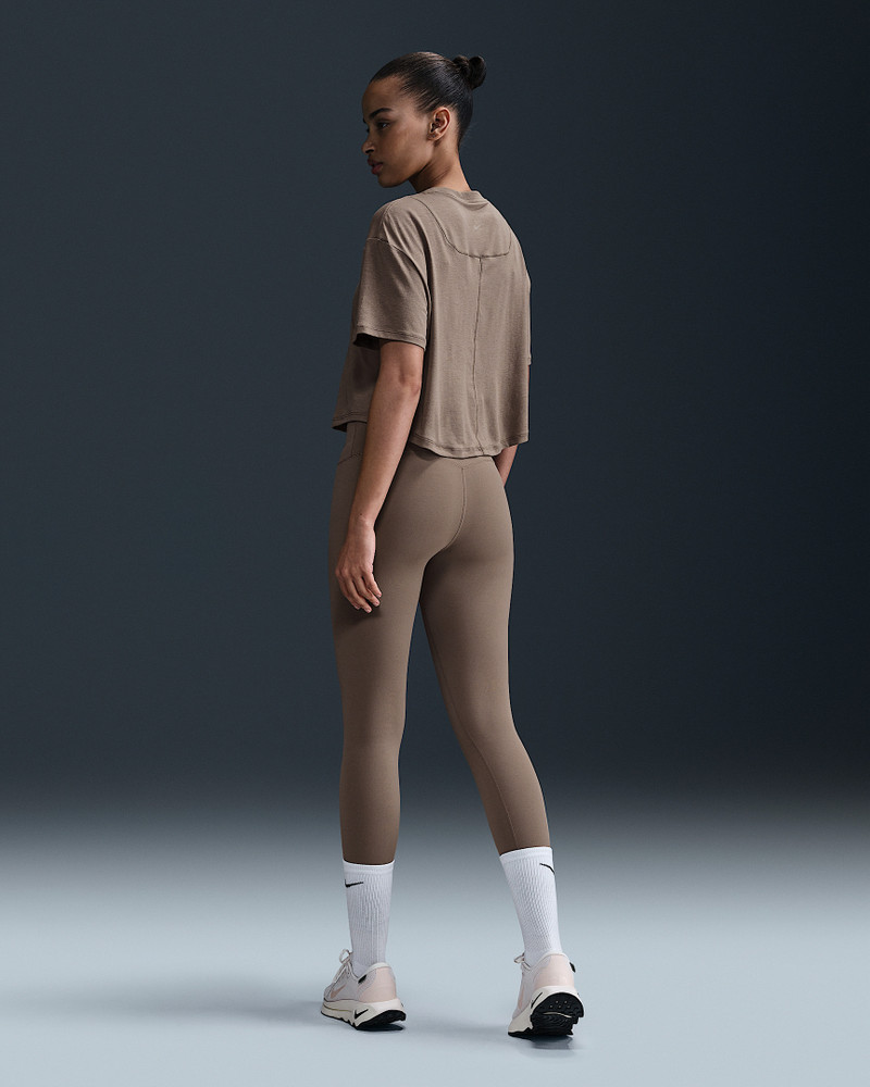 Nike One Relaxed Women's Dri-FIT Cropped Short-Sleeve Top 5