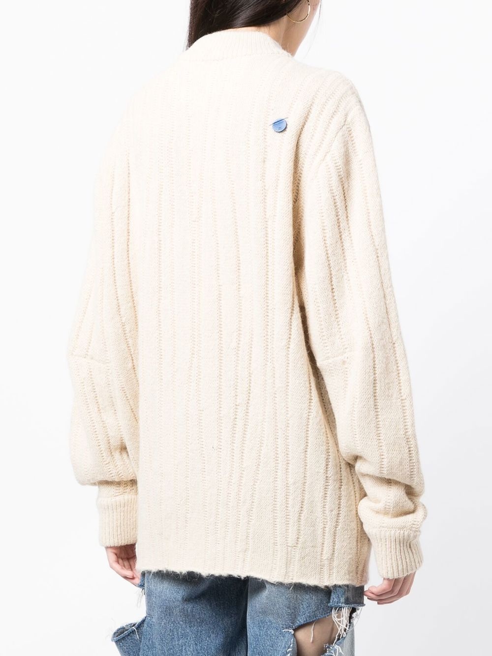 long-sleeve knit jumper - 3