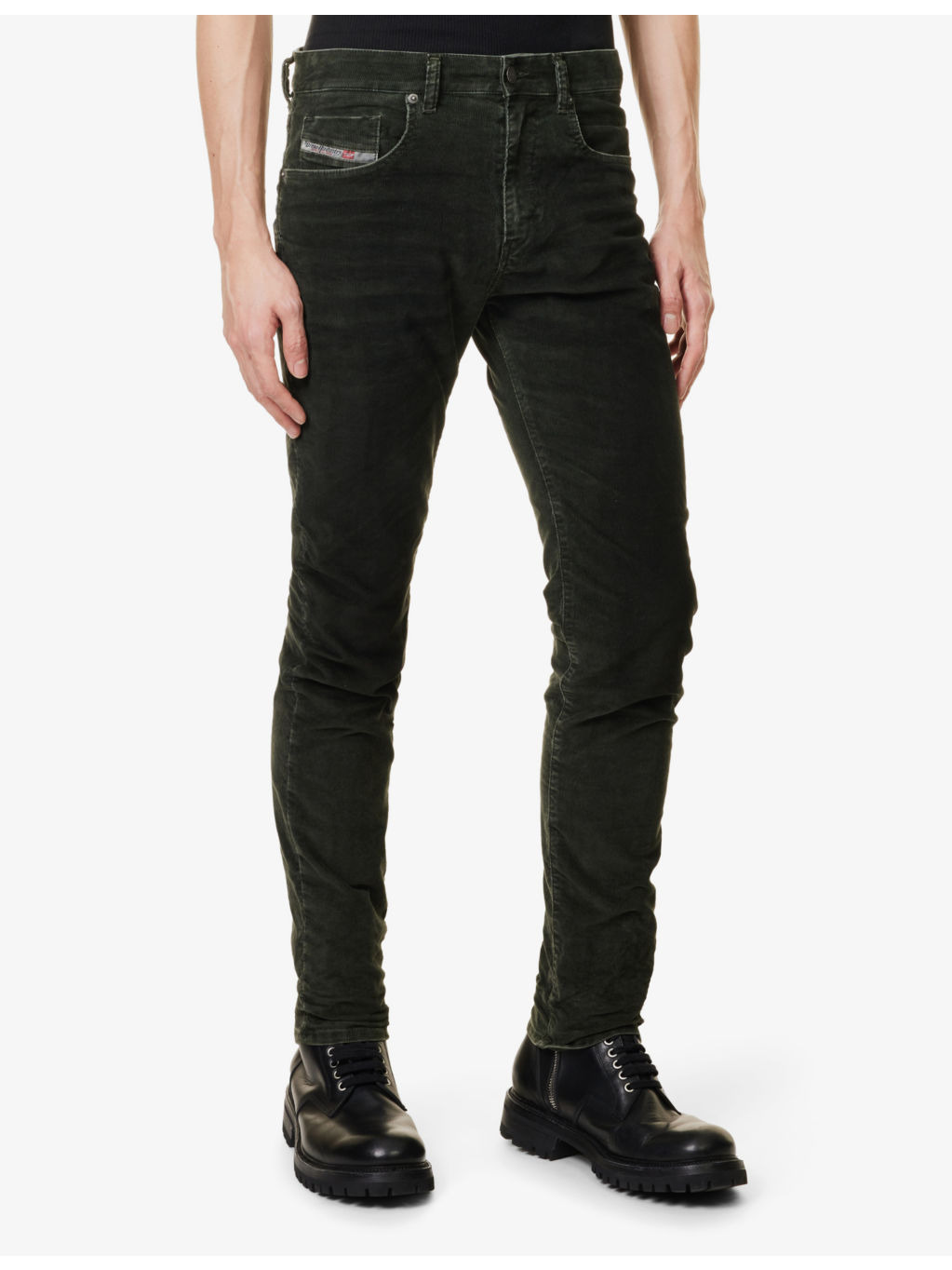 2019 D-Strukt straight-leg slim-fit cordorouy jeans - 3